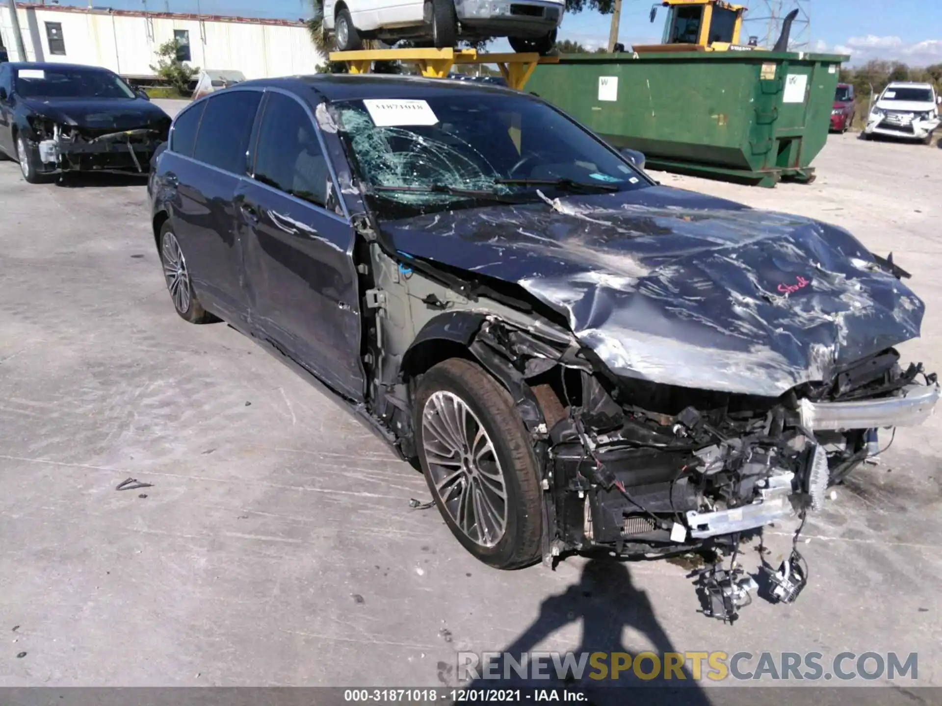 6 Photograph of a damaged car WBAJS1C08LWW84536 BMW 5 SERIES 2020