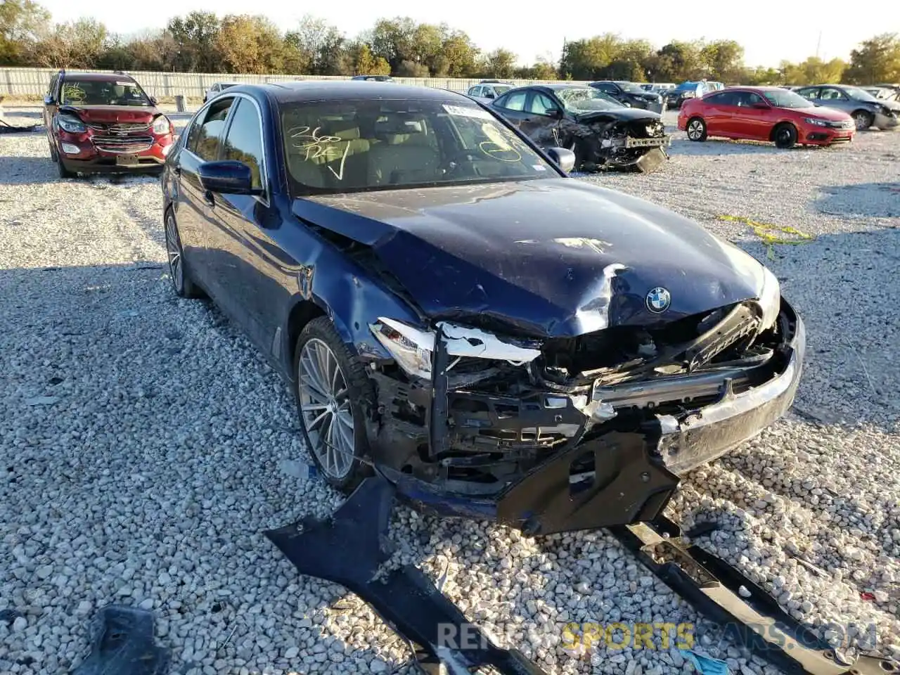 1 Photograph of a damaged car WBAJS1C09LCD13244 BMW 5 SERIES 2020