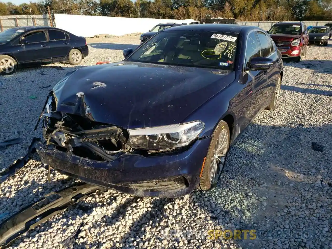 2 Photograph of a damaged car WBAJS1C09LCD13244 BMW 5 SERIES 2020