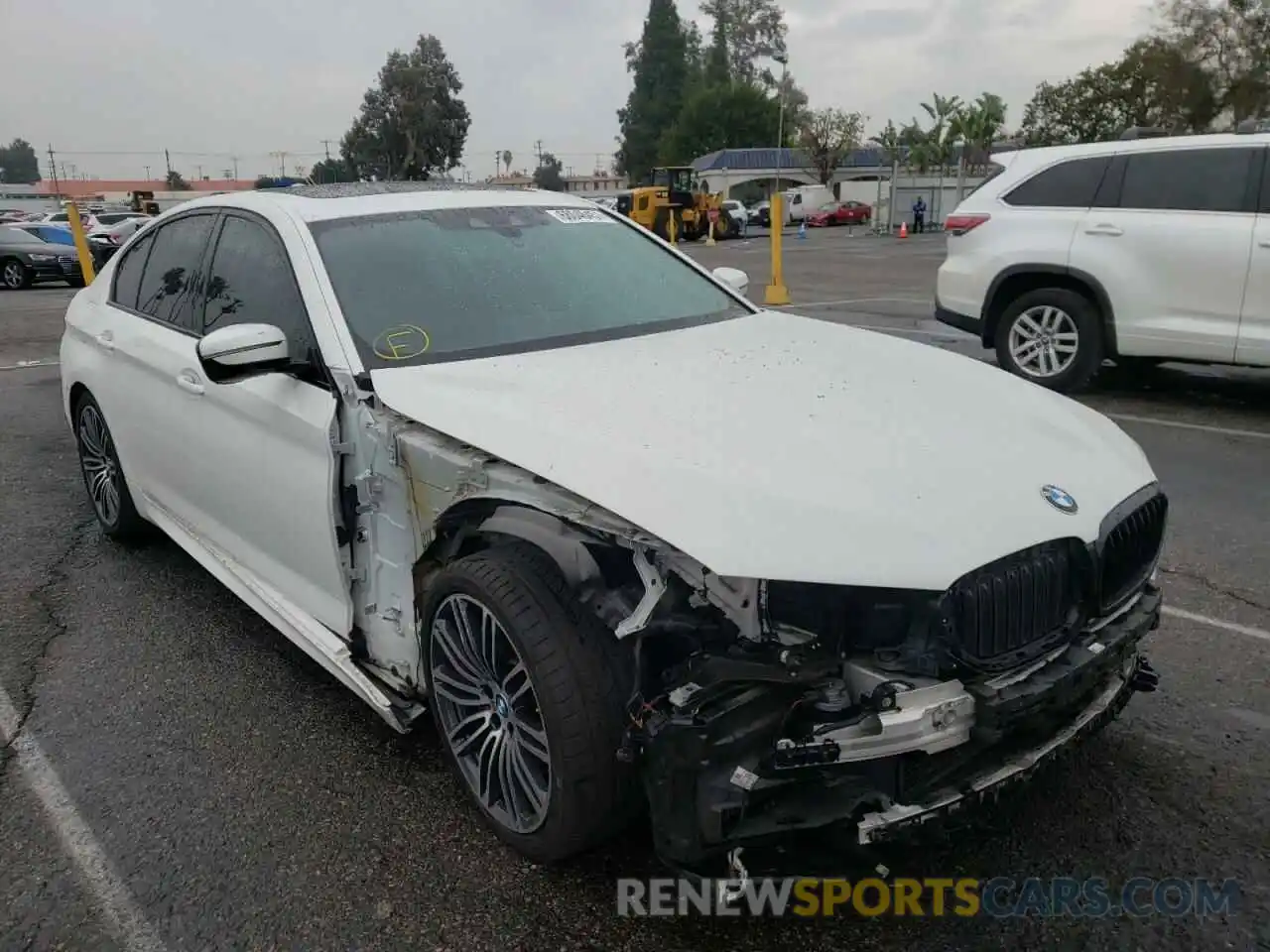 1 Photograph of a damaged car WBAJS1C0XLCD58659 BMW 5 SERIES 2020