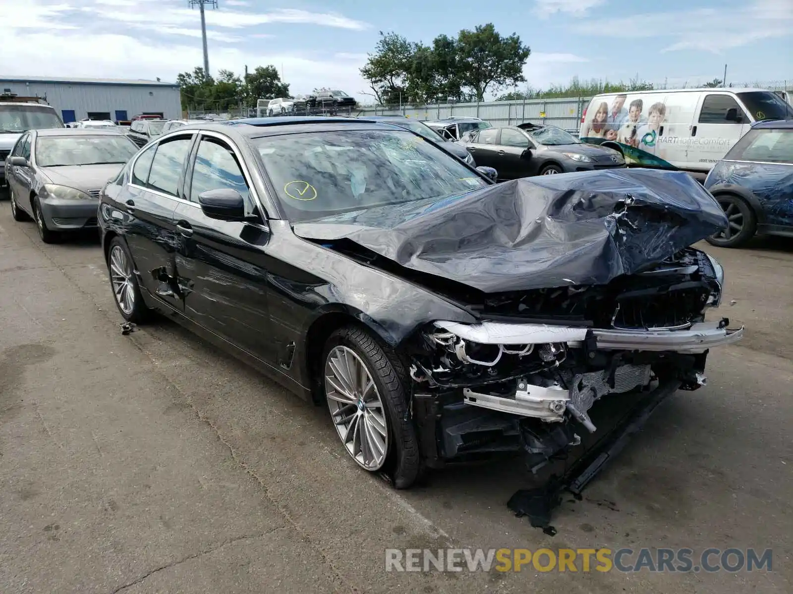 1 Photograph of a damaged car WBAJS3C00LWW65989 BMW 5 SERIES 2020