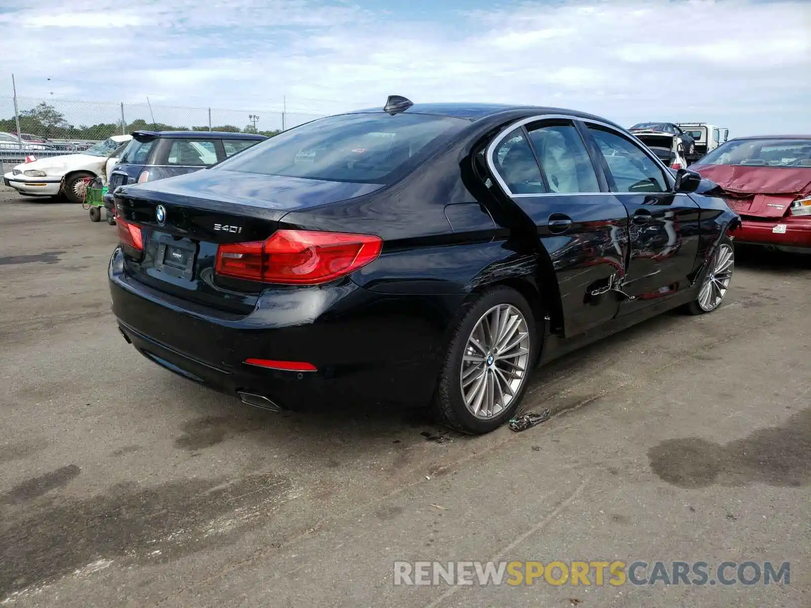 4 Фотография поврежденного автомобиля WBAJS3C00LWW65989 BMW 5 SERIES 2020