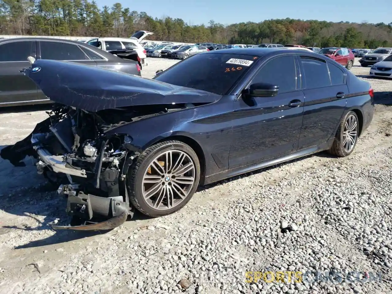 1 Photograph of a damaged car WBAJS3C01LCD57265 BMW 5 SERIES 2020