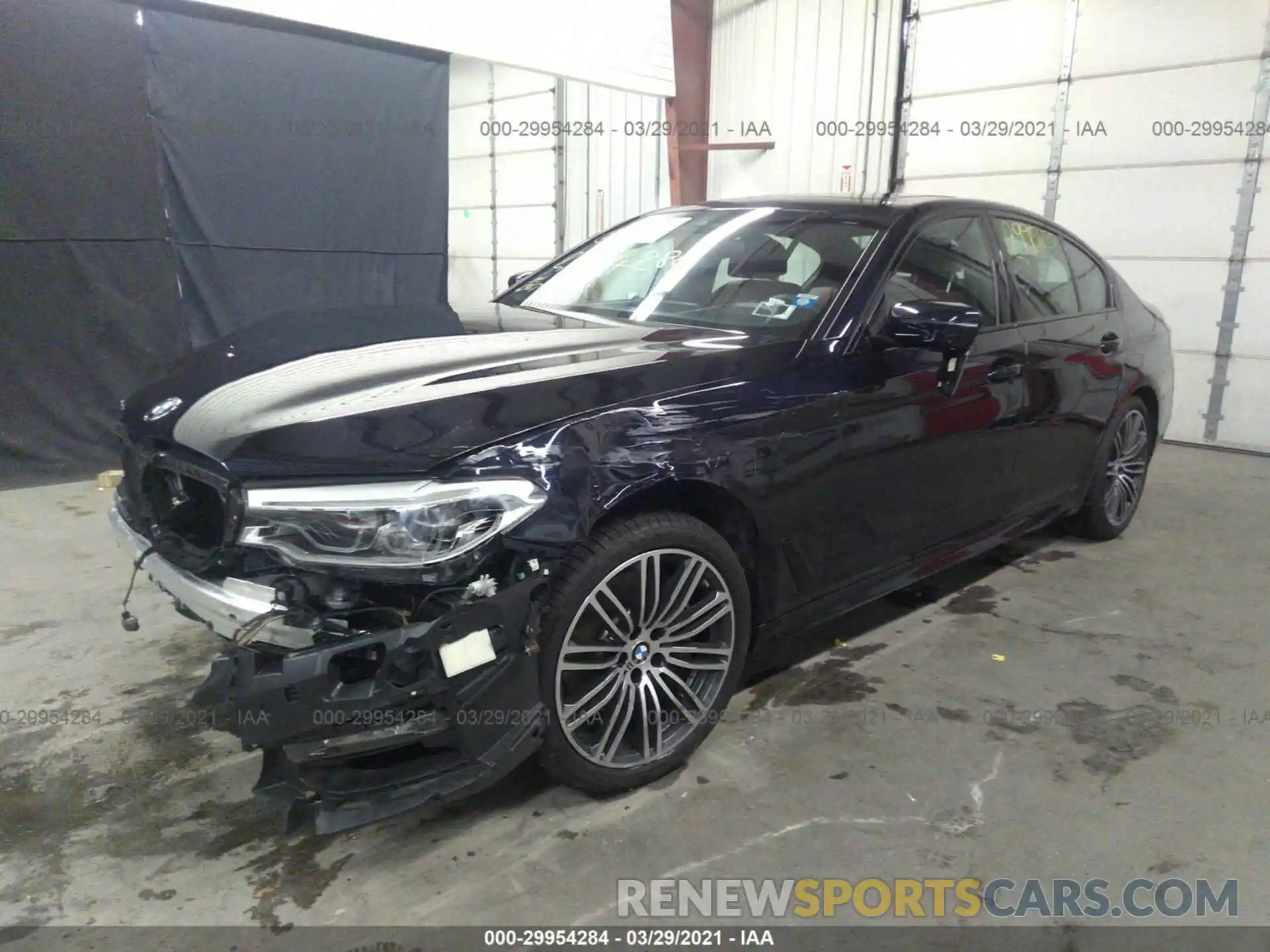 2 Photograph of a damaged car WBAJS3C01LCE43143 BMW 5 SERIES 2020