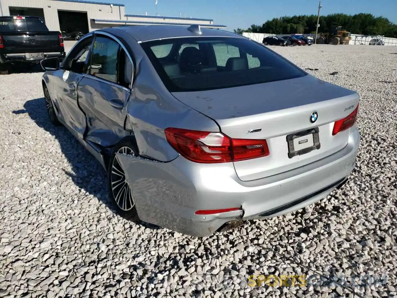 3 Photograph of a damaged car WBAJS3C01LCE56992 BMW 5 SERIES 2020