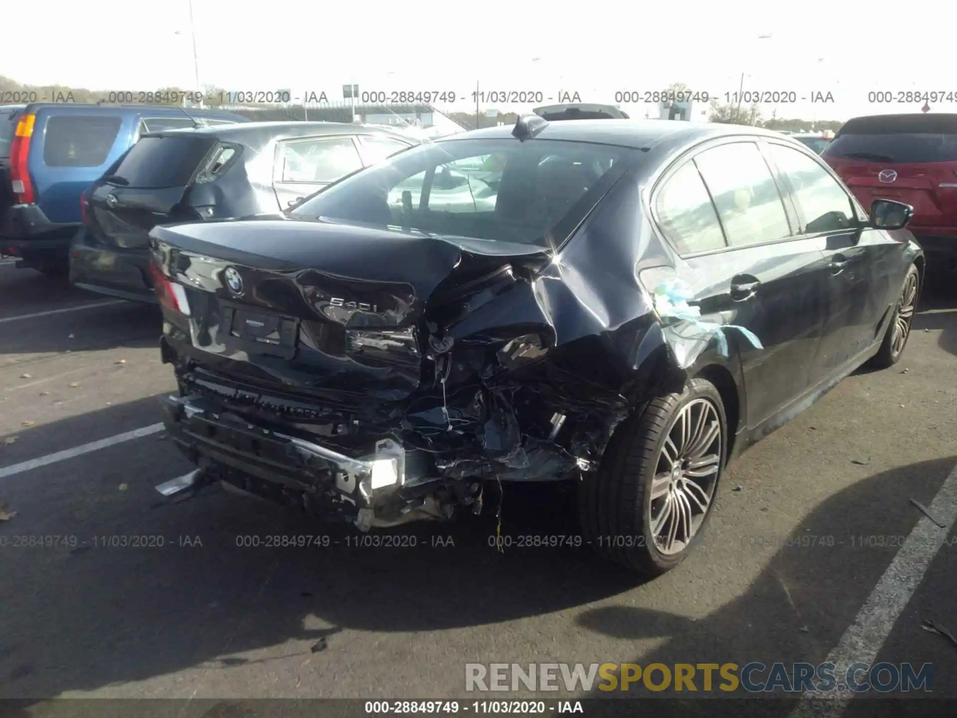 4 Photograph of a damaged car WBAJS3C01LWW66570 BMW 5 SERIES 2020