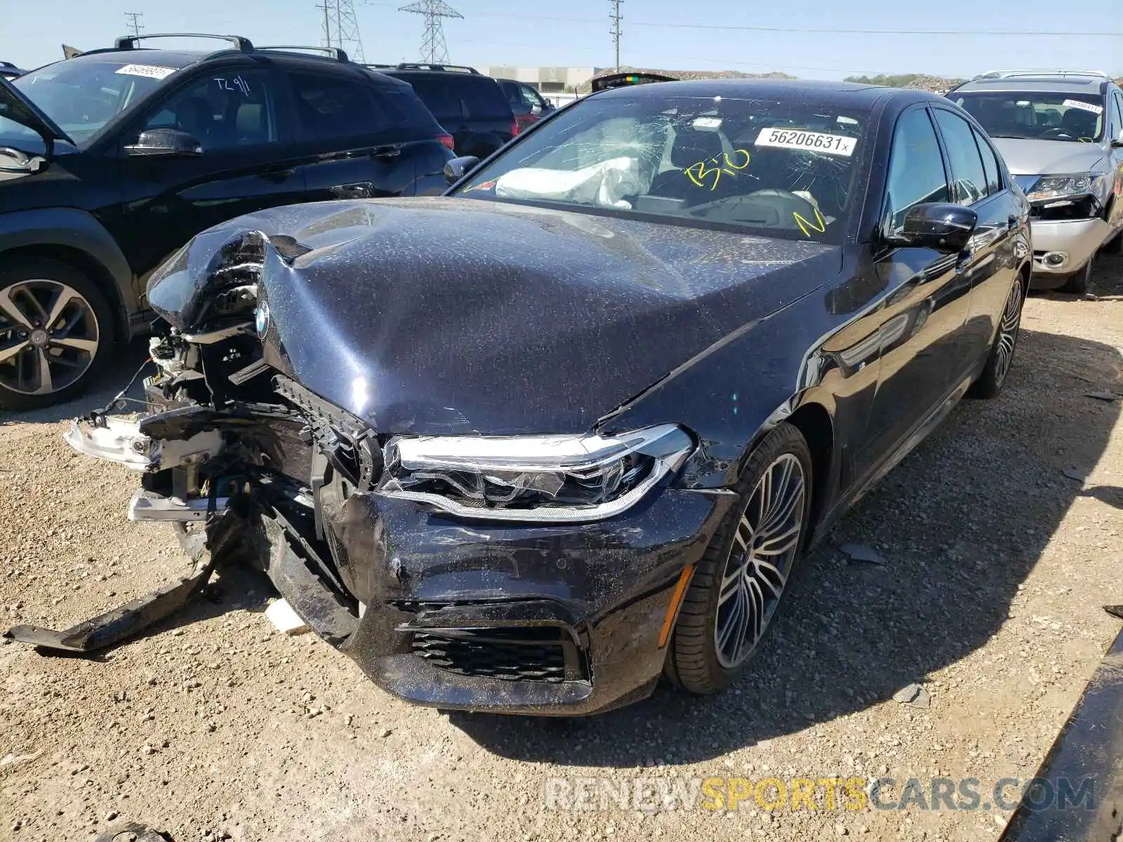 2 Photograph of a damaged car WBAJS3C02LCD65391 BMW 5 SERIES 2020