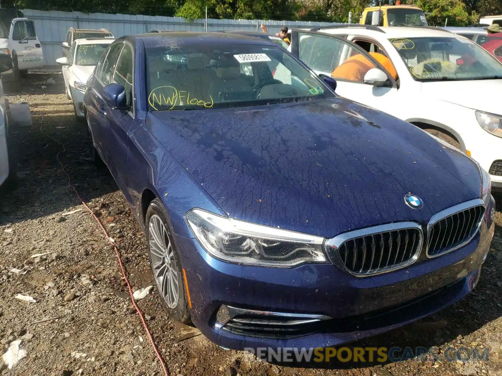 1 Photograph of a damaged car WBAJS3C02LCE55169 BMW 5 SERIES 2020