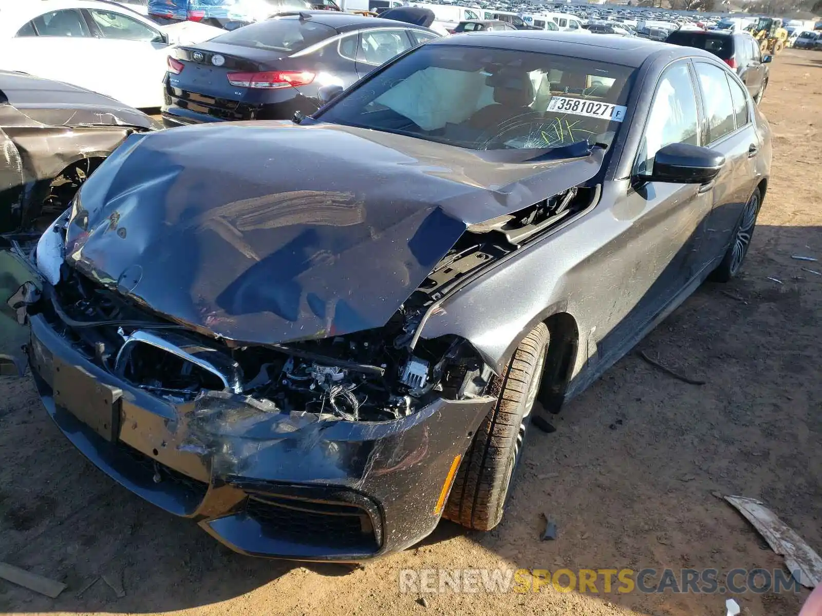 2 Photograph of a damaged car WBAJS3C05LWW83601 BMW 5 SERIES 2020