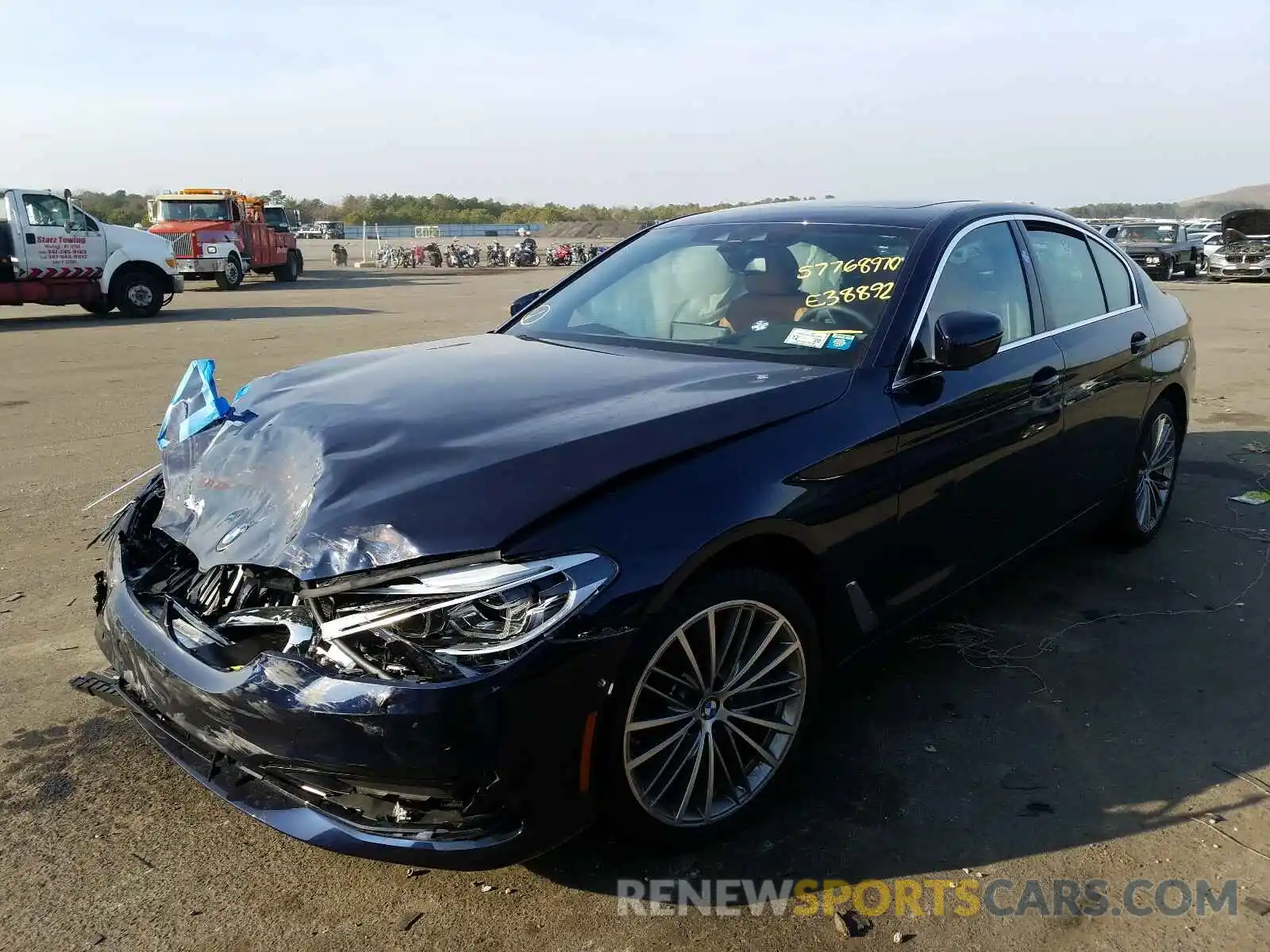 2 Photograph of a damaged car WBAJS3C06LCE38892 BMW 5 SERIES 2020