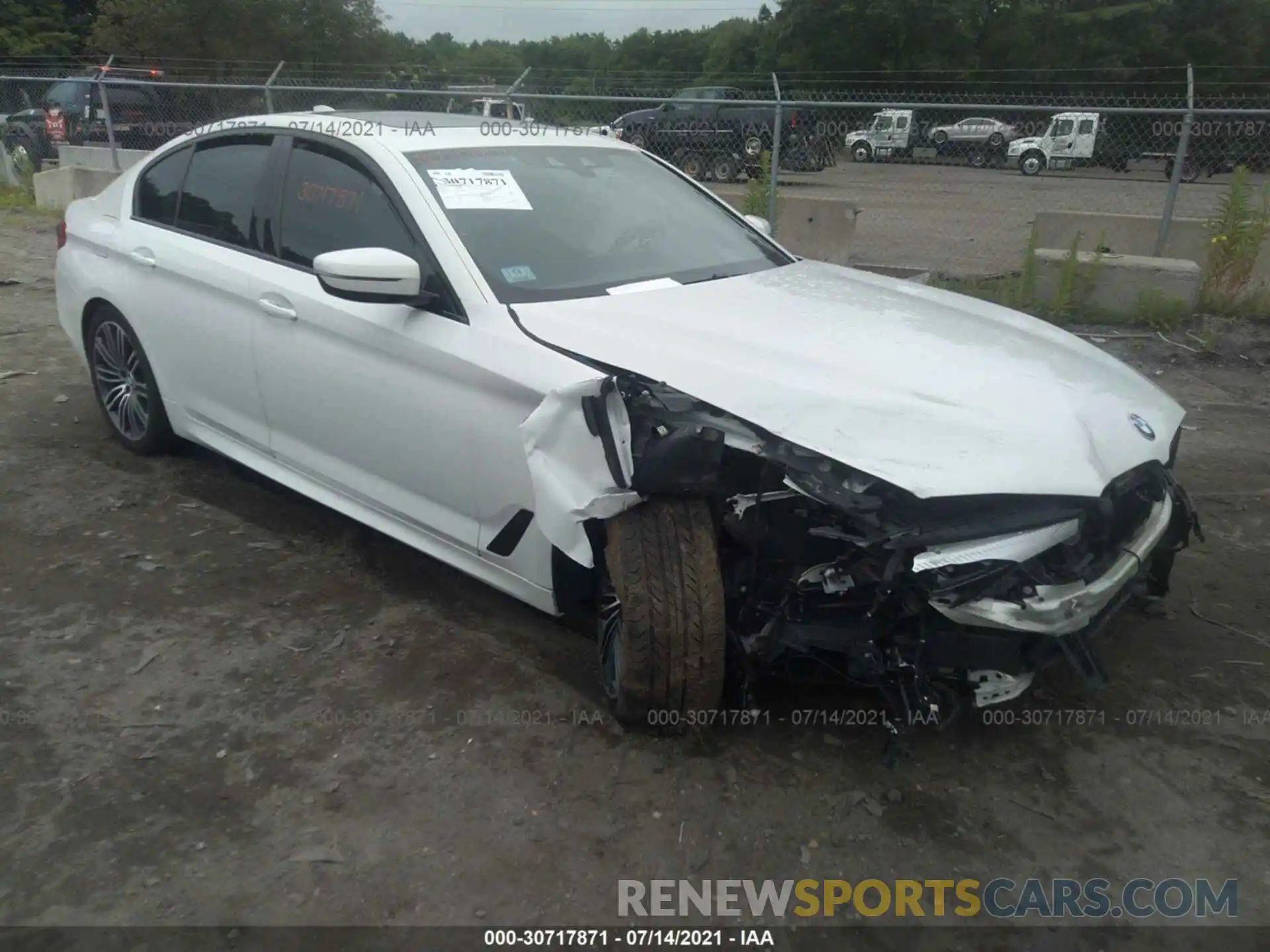 1 Photograph of a damaged car WBAJS3C06LWW60232 BMW 5 SERIES 2020