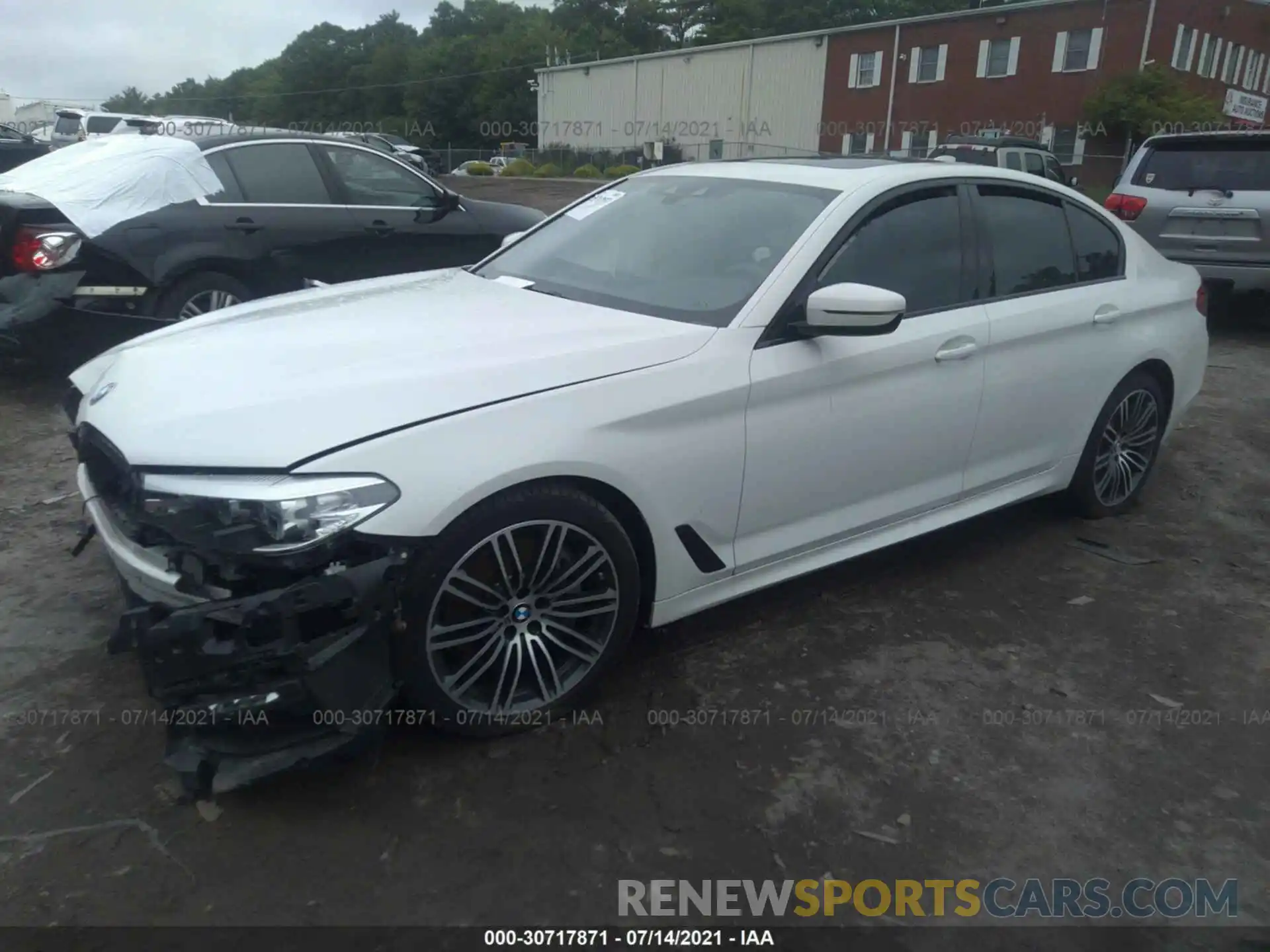 2 Photograph of a damaged car WBAJS3C06LWW60232 BMW 5 SERIES 2020