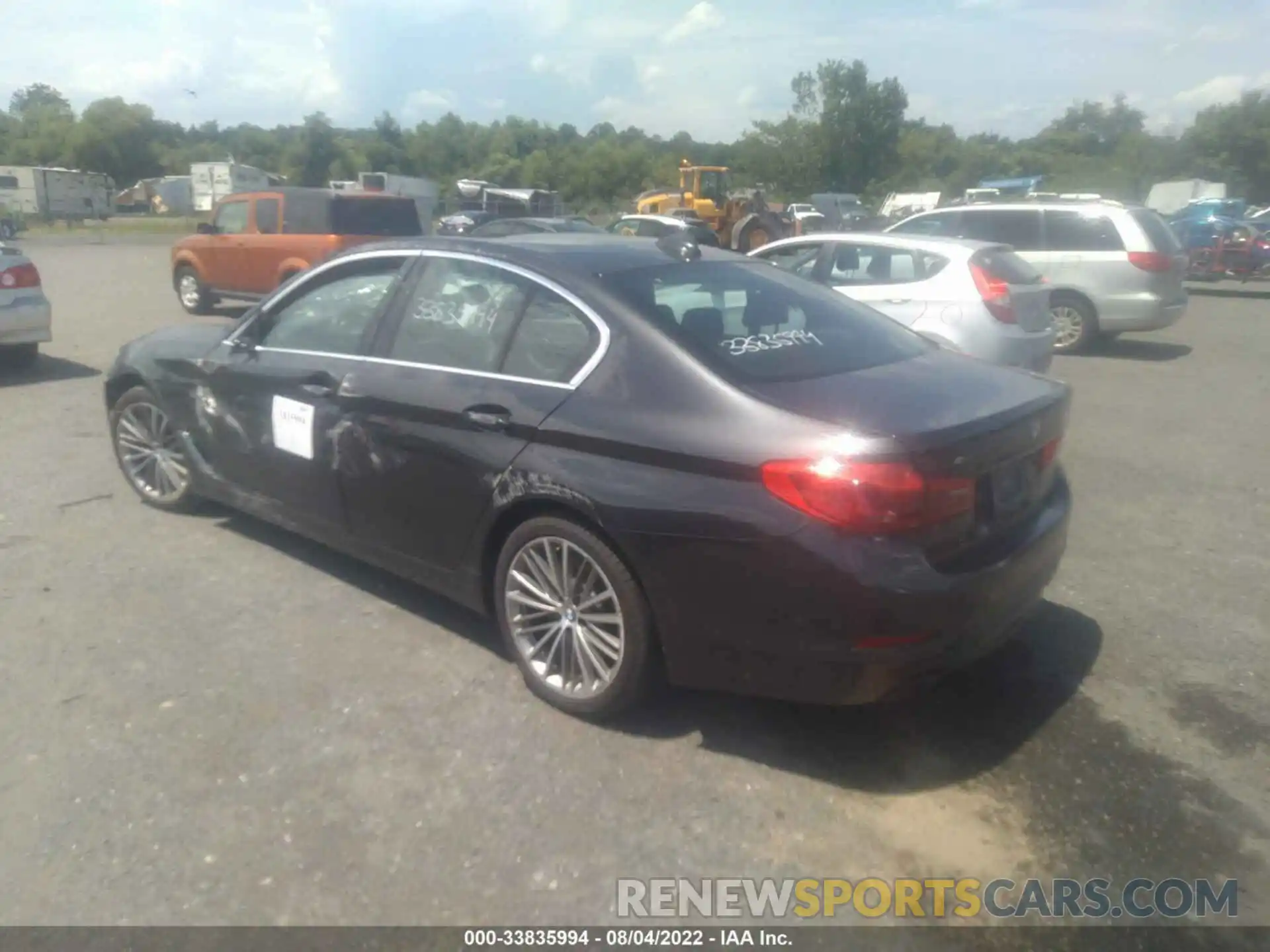 3 Photograph of a damaged car WBAJS3C08LCE09202 BMW 5 SERIES 2020