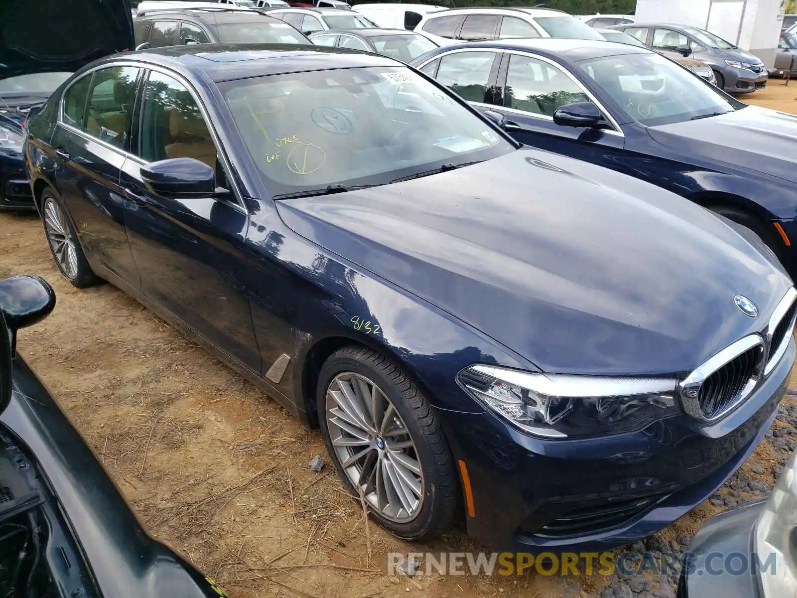 1 Photograph of a damaged car WBAJS3C08LWW69496 BMW 5 SERIES 2020