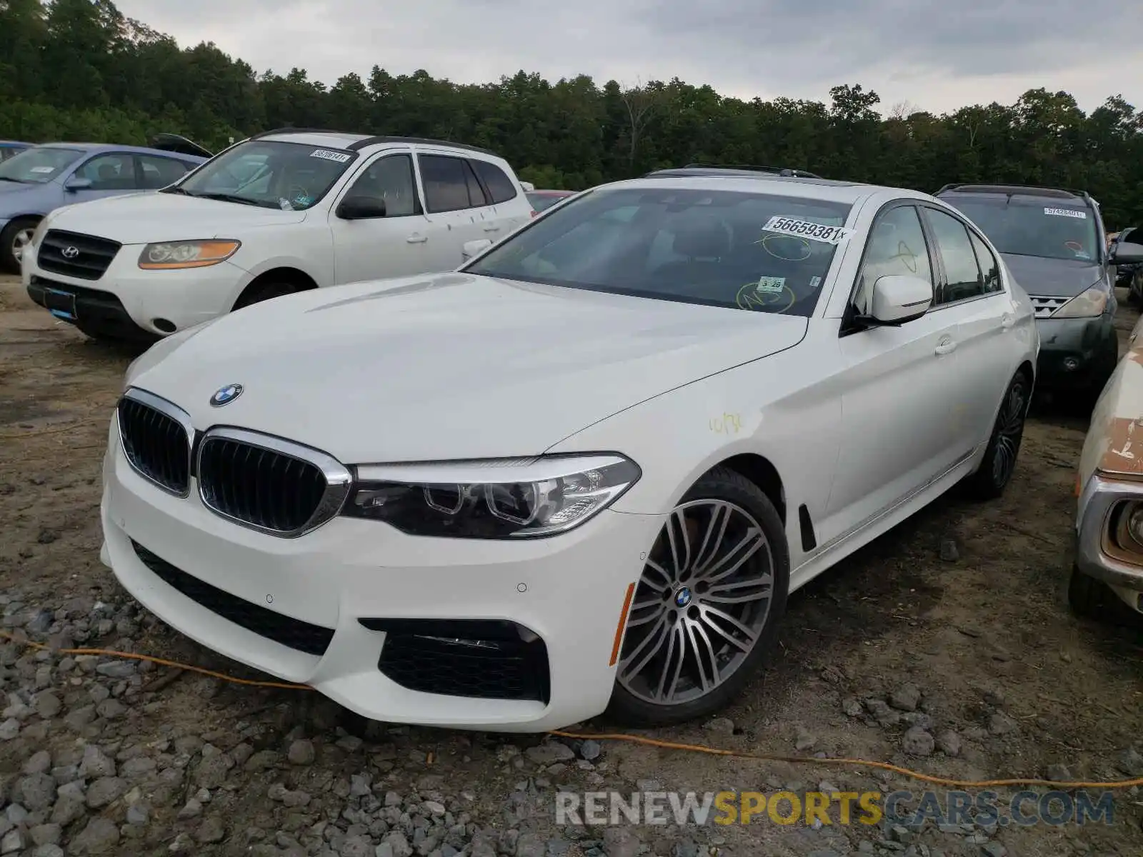 2 Photograph of a damaged car WBAJS3C0XLCE29385 BMW 5 SERIES 2020