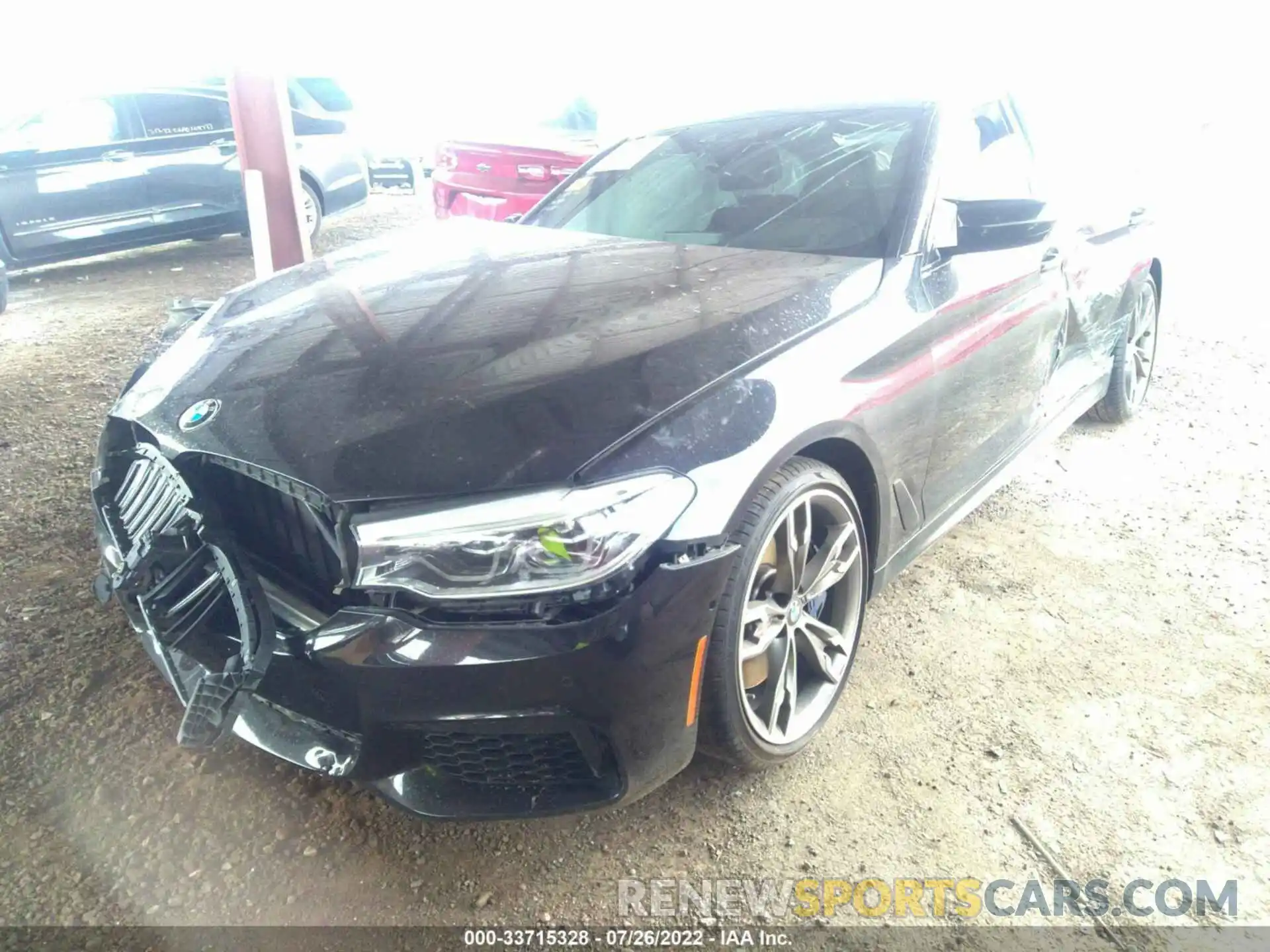 2 Photograph of a damaged car WBAJS7C00LCE10562 BMW 5 SERIES 2020