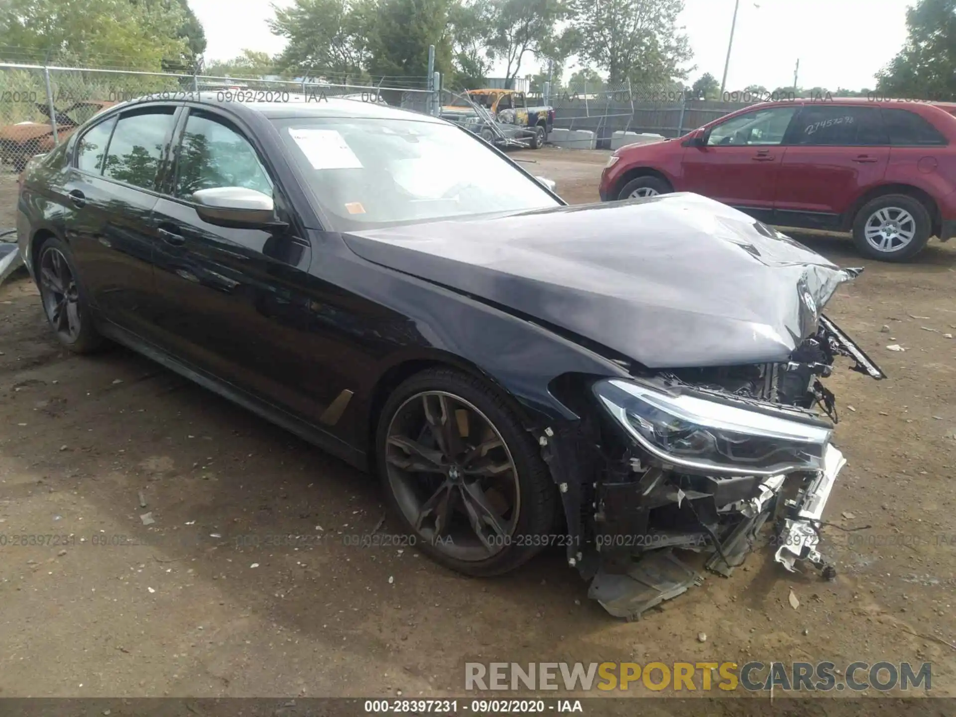 1 Photograph of a damaged car WBAJS7C02LBN96012 BMW 5 SERIES 2020