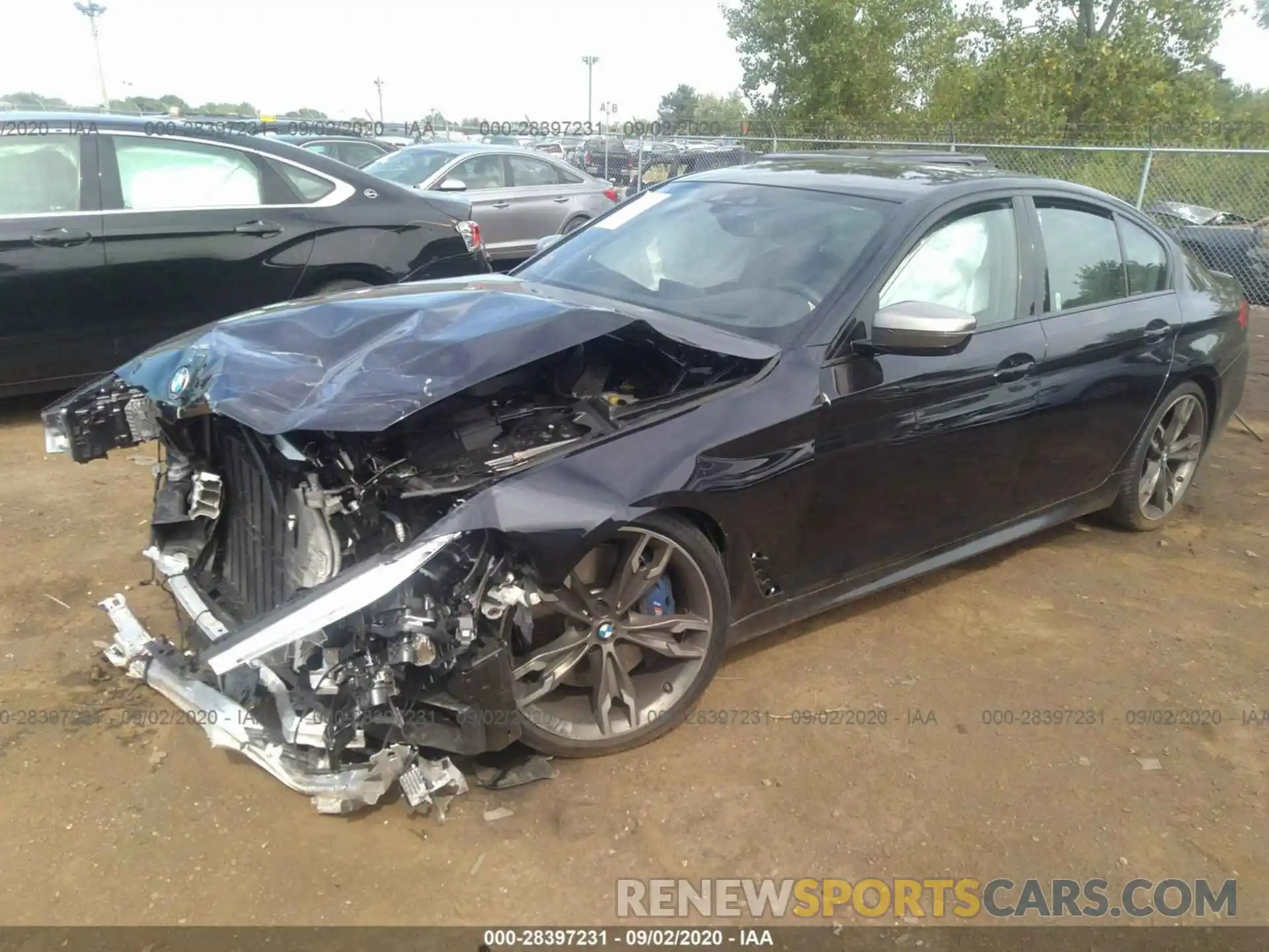 2 Photograph of a damaged car WBAJS7C02LBN96012 BMW 5 SERIES 2020