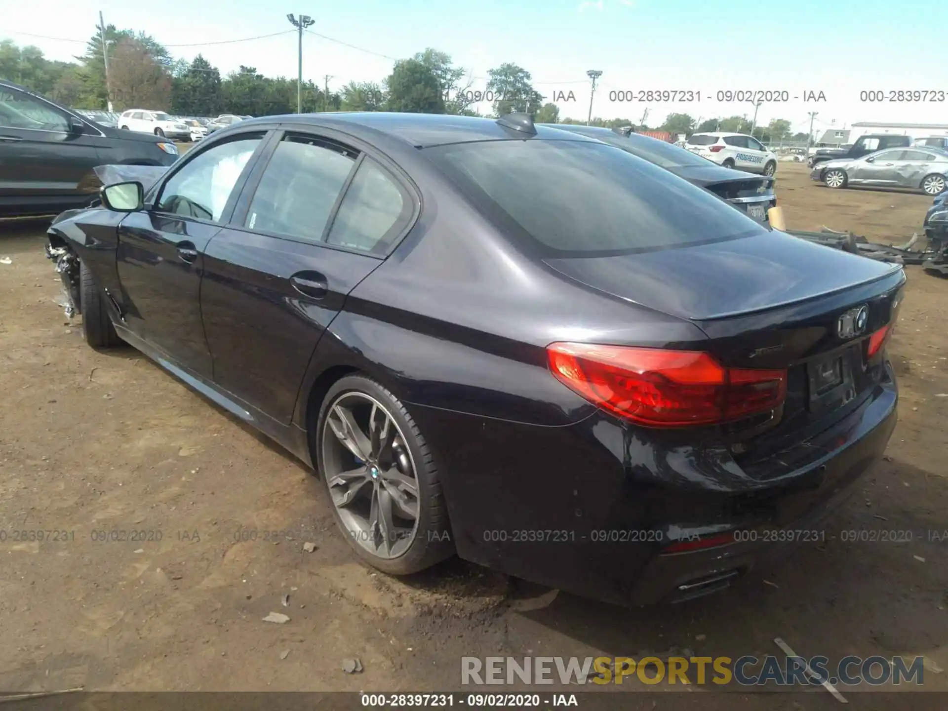 3 Photograph of a damaged car WBAJS7C02LBN96012 BMW 5 SERIES 2020