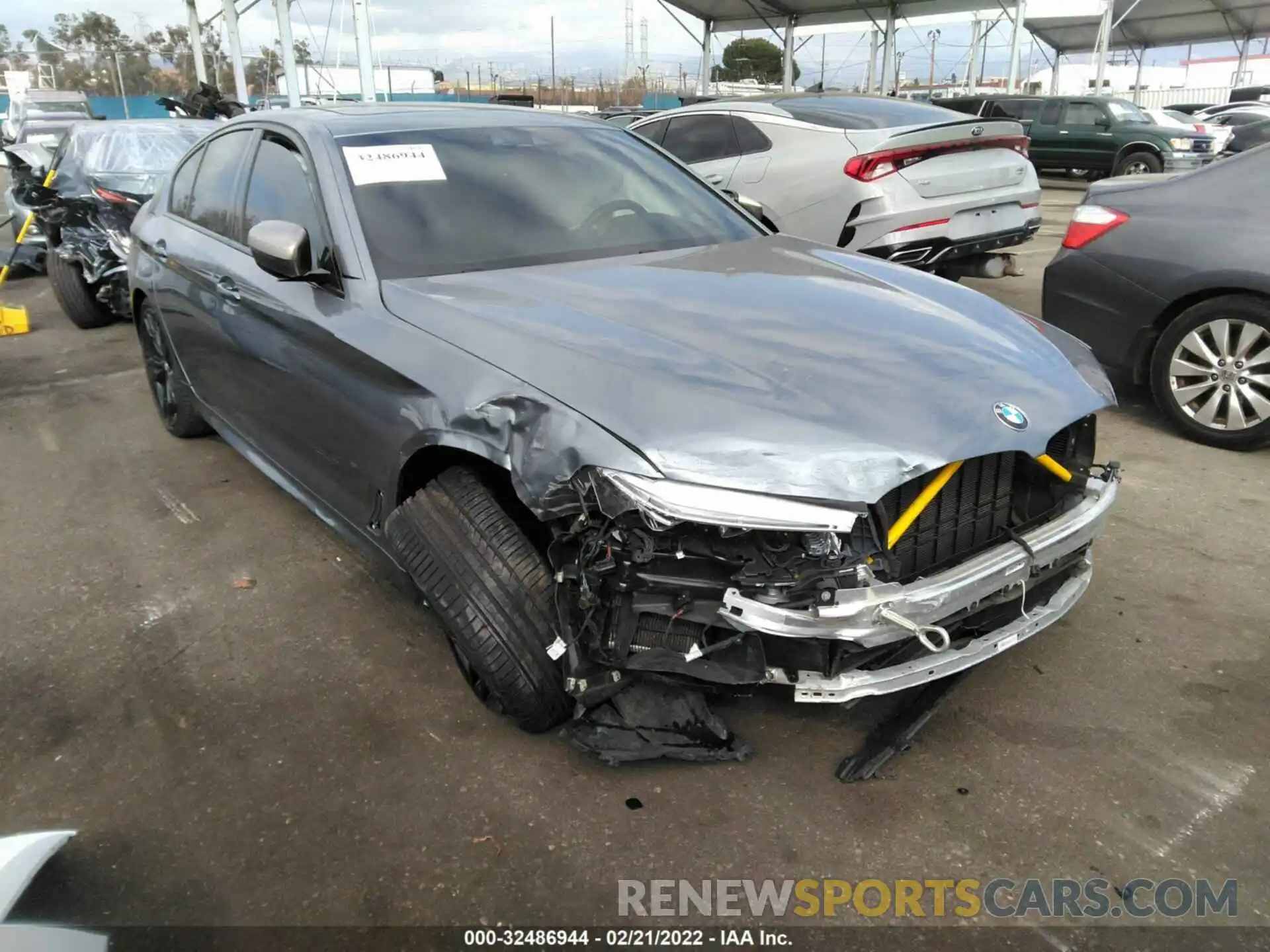 1 Photograph of a damaged car WBAJS7C02LCD45584 BMW 5 SERIES 2020