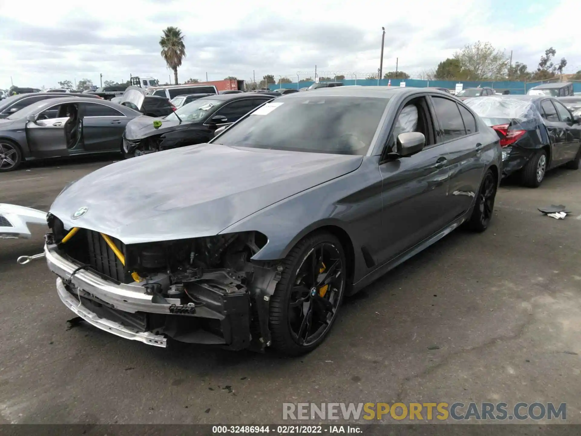 2 Photograph of a damaged car WBAJS7C02LCD45584 BMW 5 SERIES 2020