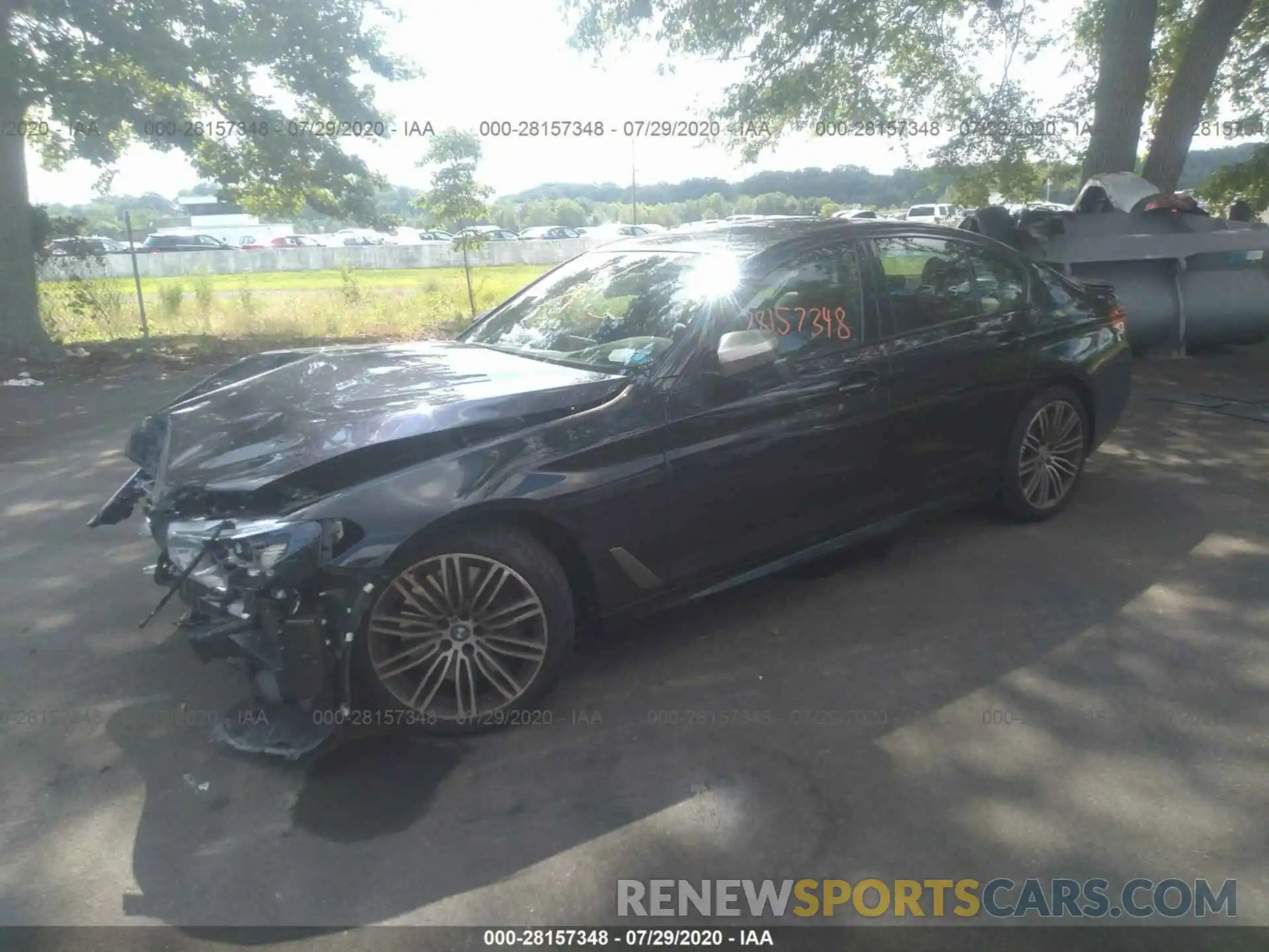 2 Photograph of a damaged car WBAJS7C05LCD90499 BMW 5 SERIES 2020