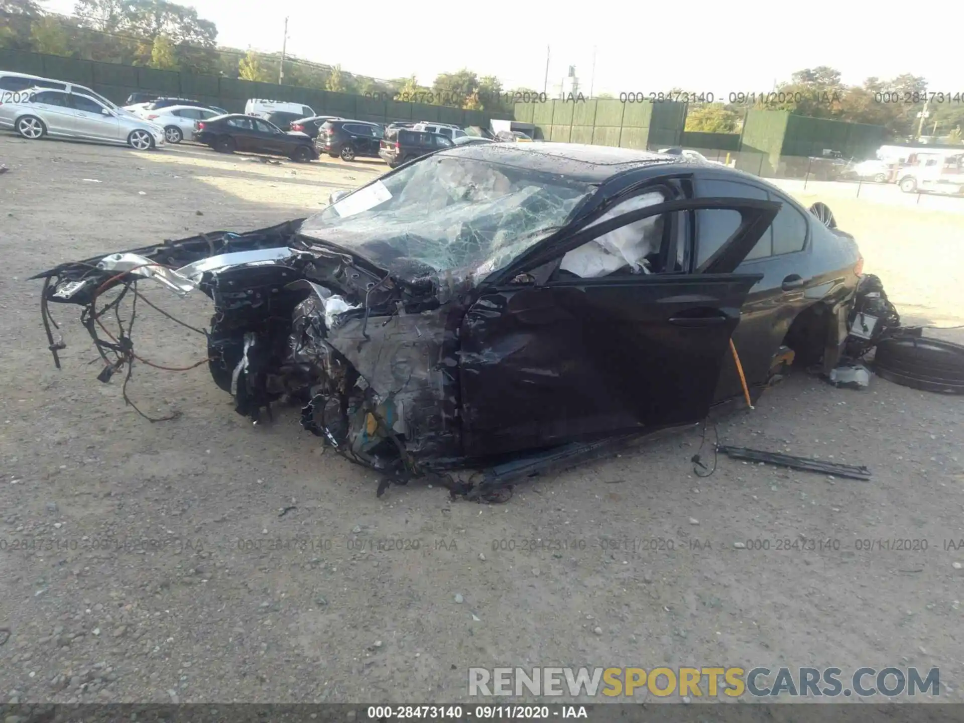 2 Photograph of a damaged car WBAJS7C07LCD15920 BMW 5 SERIES 2020