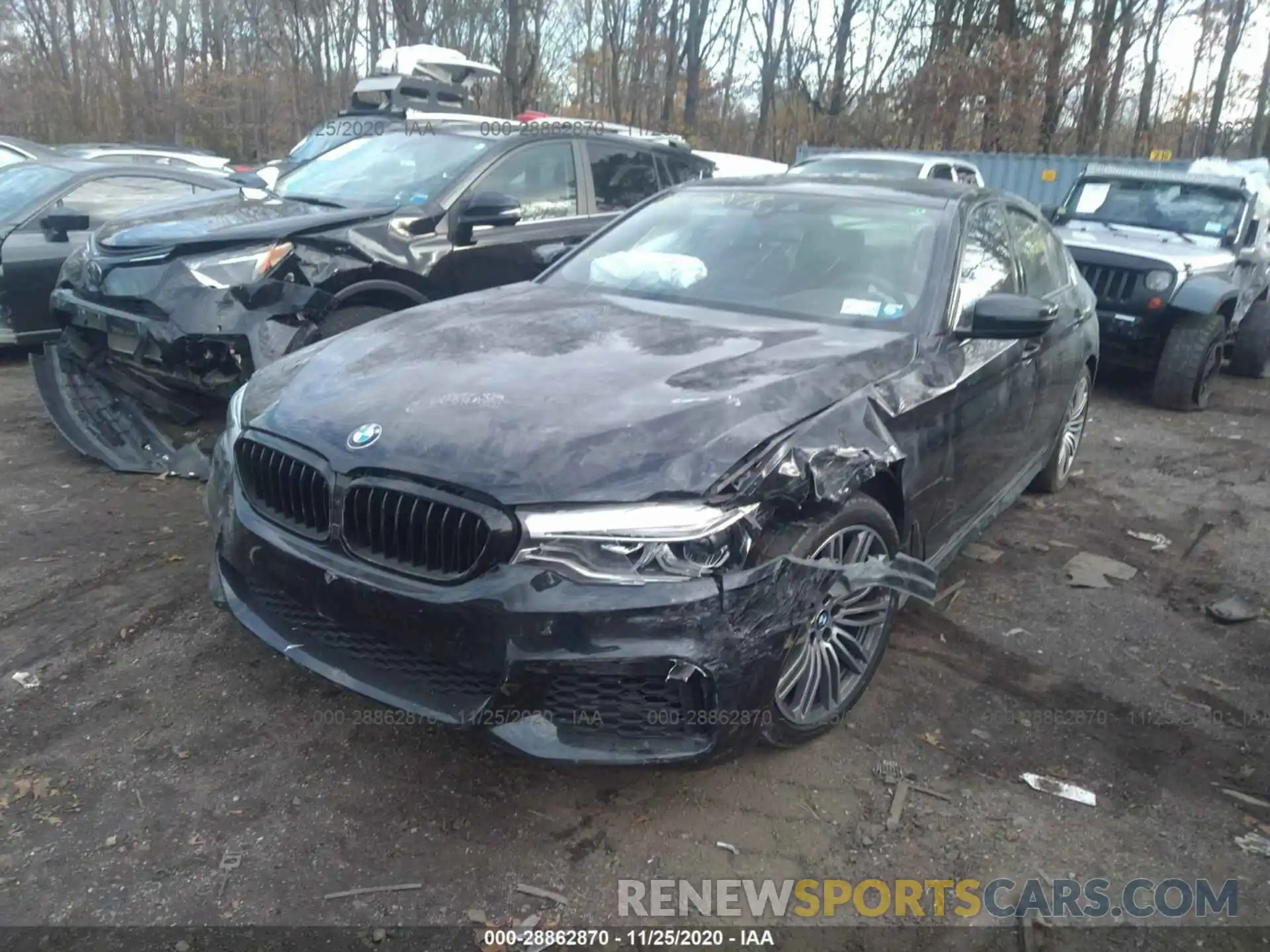 2 Фотография поврежденного автомобиля WBAJS7C07LCD85515 BMW 5 SERIES 2020