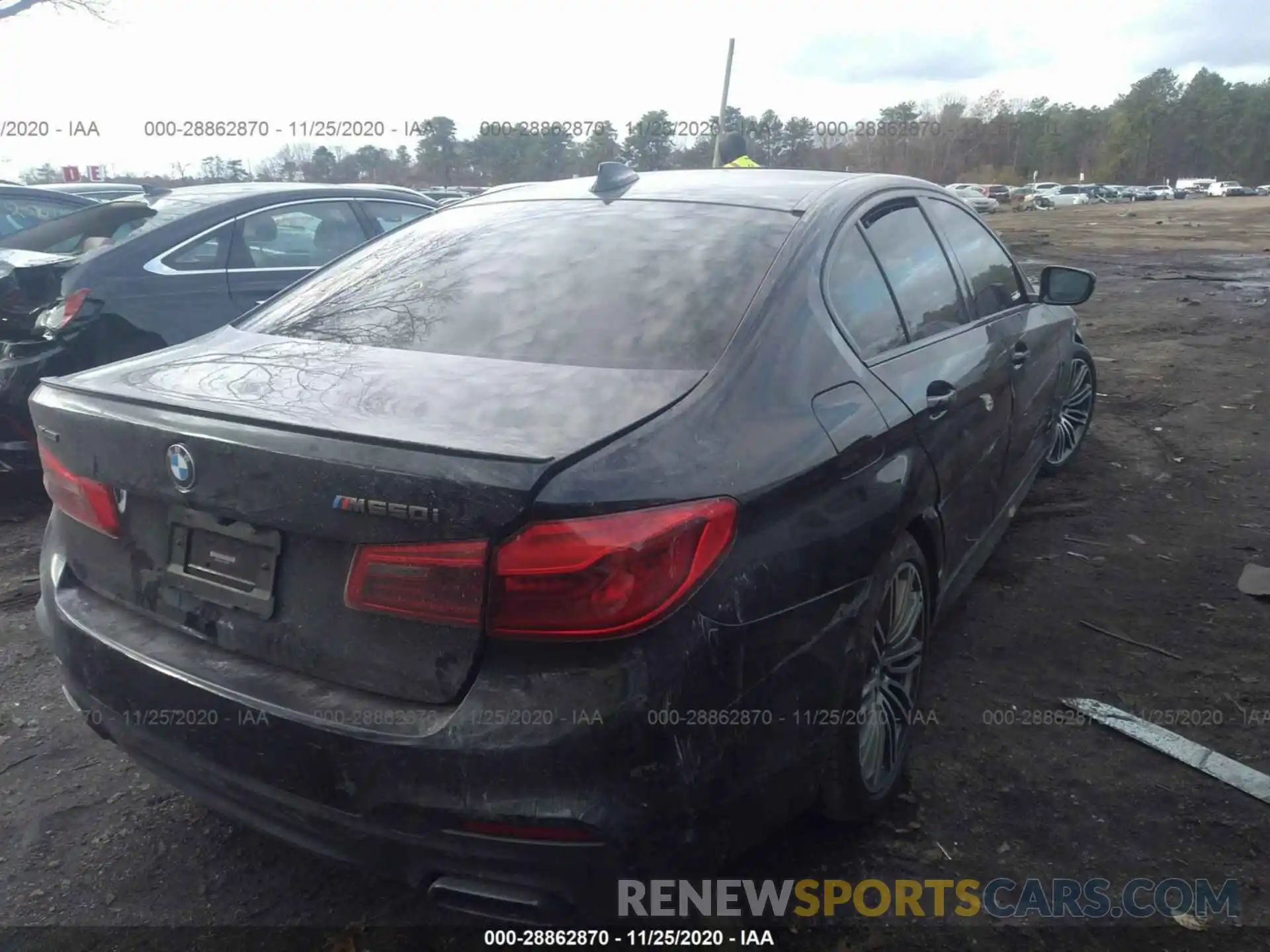 4 Фотография поврежденного автомобиля WBAJS7C07LCD85515 BMW 5 SERIES 2020