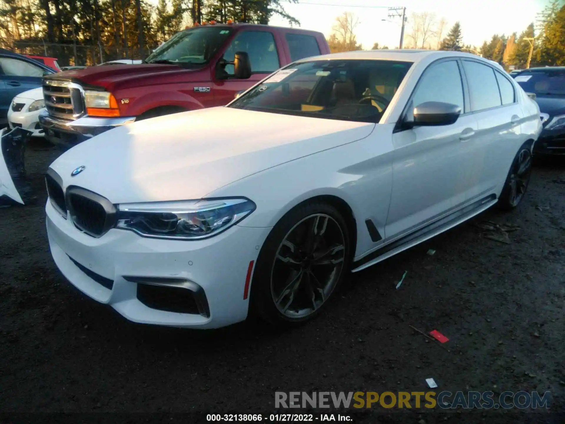 2 Photograph of a damaged car WBAJS7C07LCE37516 BMW 5 SERIES 2020