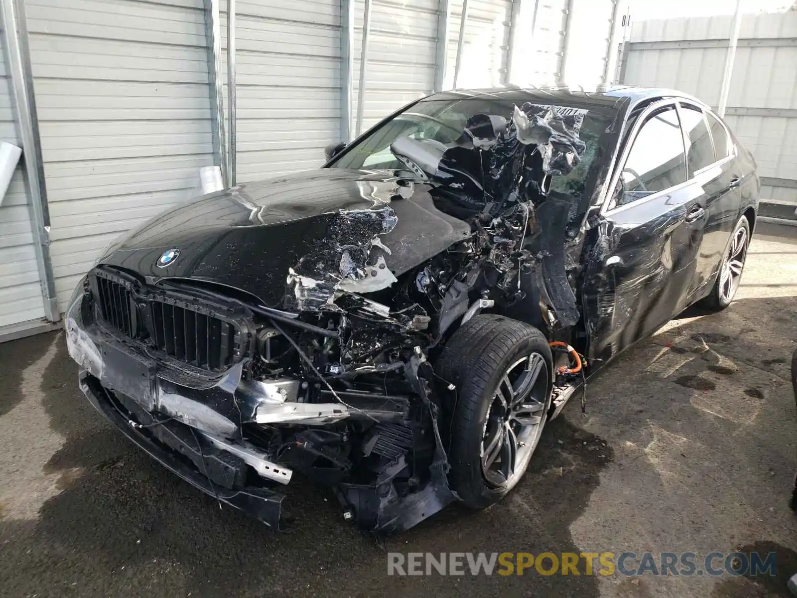 2 Фотография поврежденного автомобиля WBA13AG02MCF67807 BMW 5 SERIES 2021