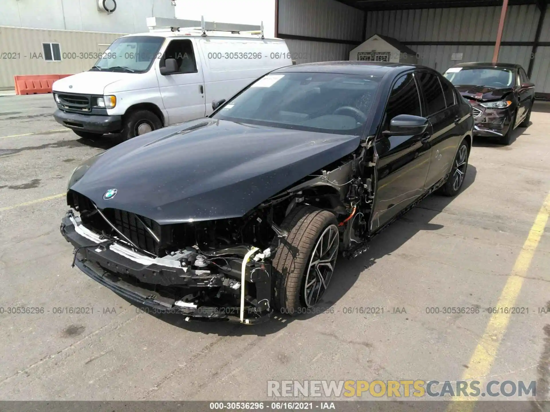 2 Photograph of a damaged car WBA13AG02MCG64151 BMW 5 SERIES 2021