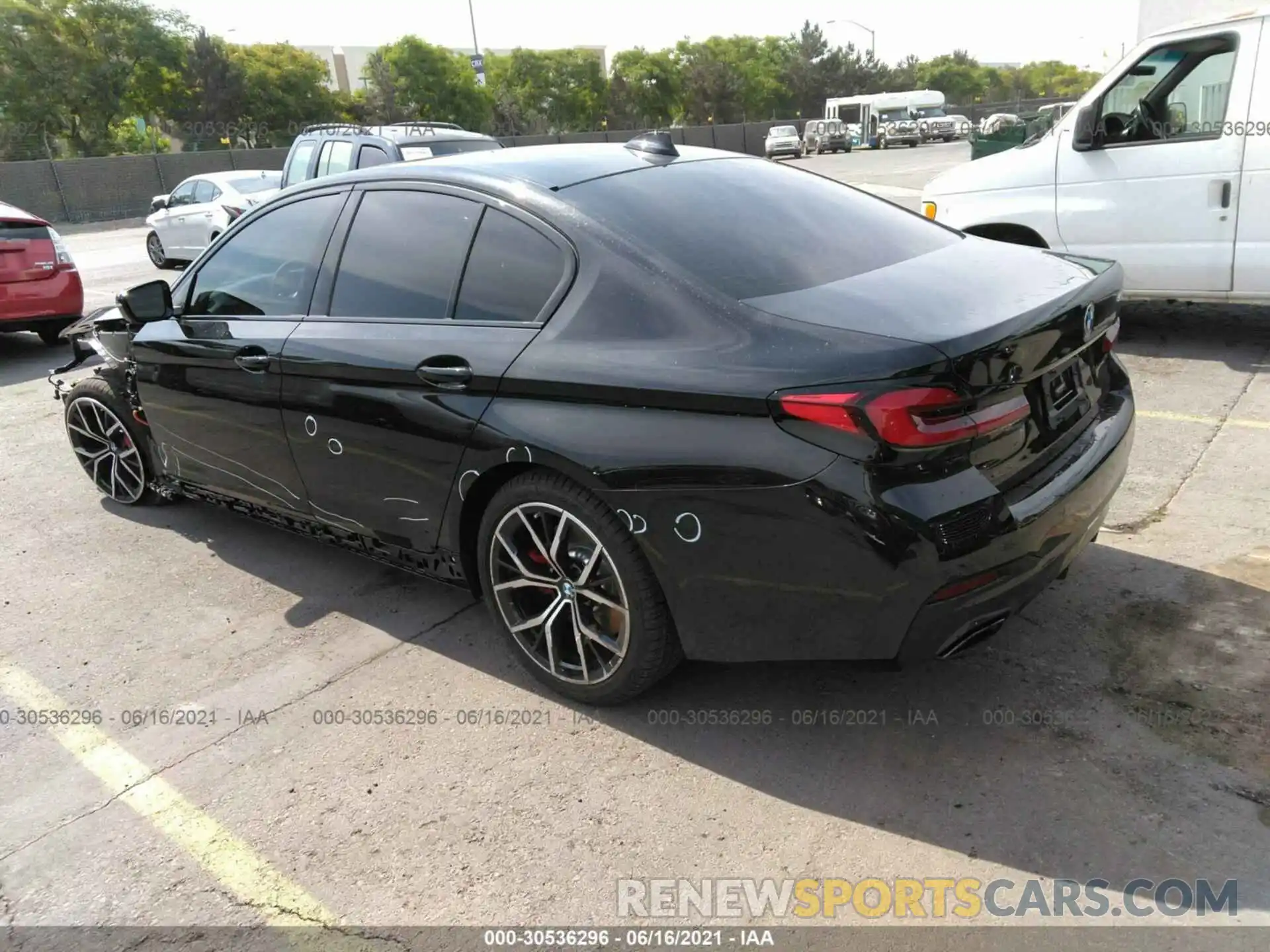 3 Photograph of a damaged car WBA13AG02MCG64151 BMW 5 SERIES 2021