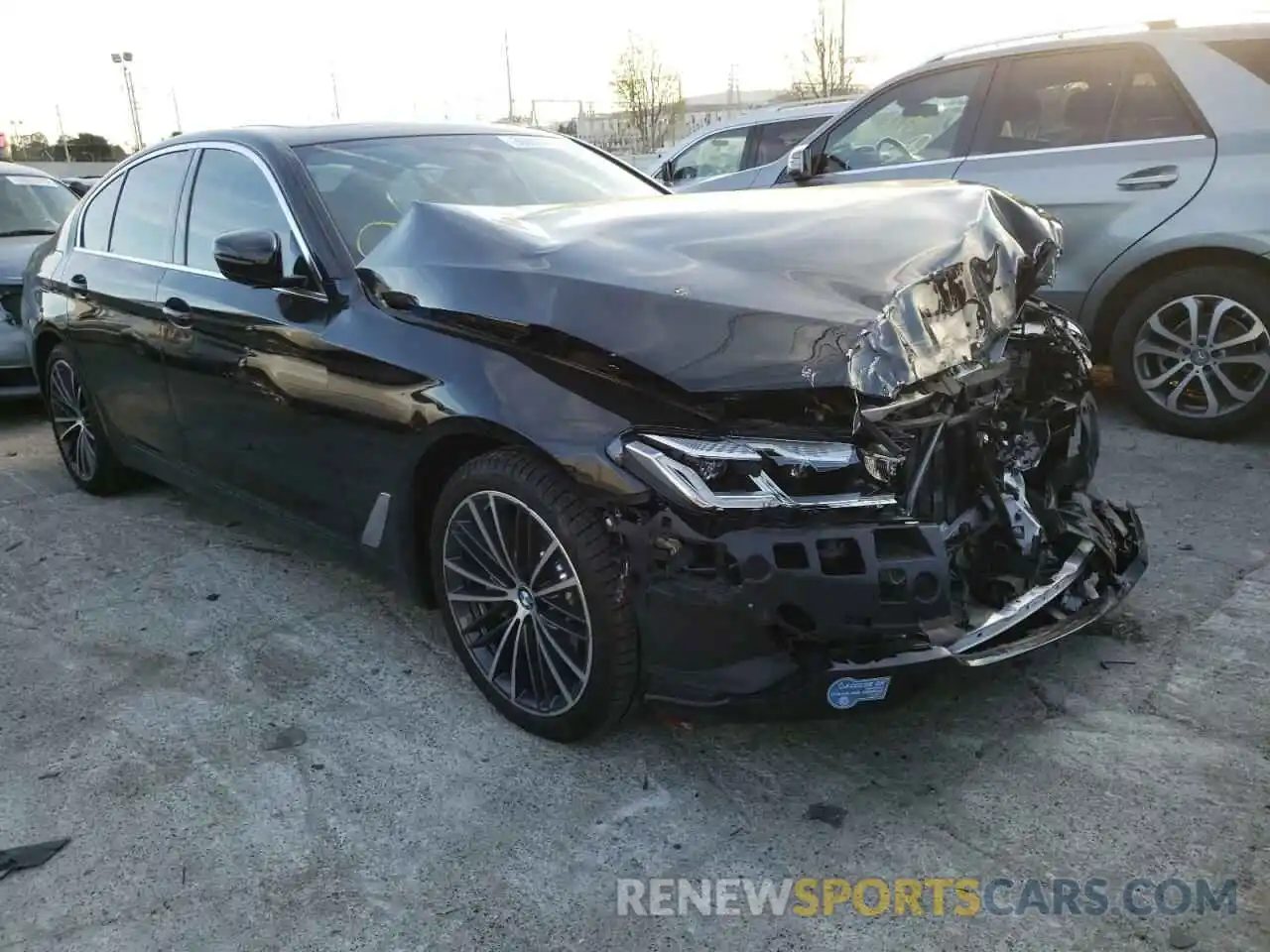 1 Photograph of a damaged car WBA13AG04MCG67911 BMW 5 SERIES 2021