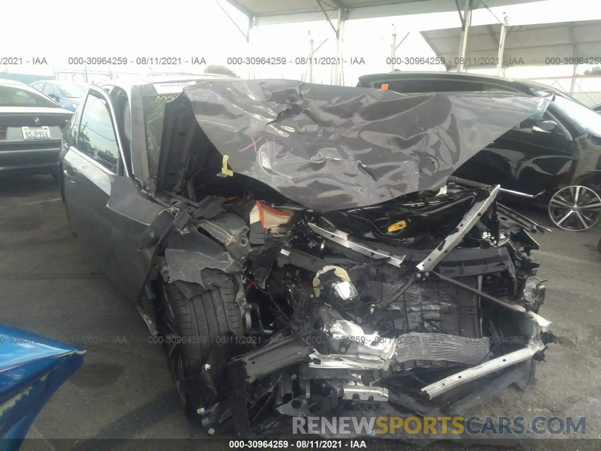 1 Photograph of a damaged car WBA13AG07MCH16115 BMW 5 SERIES 2021