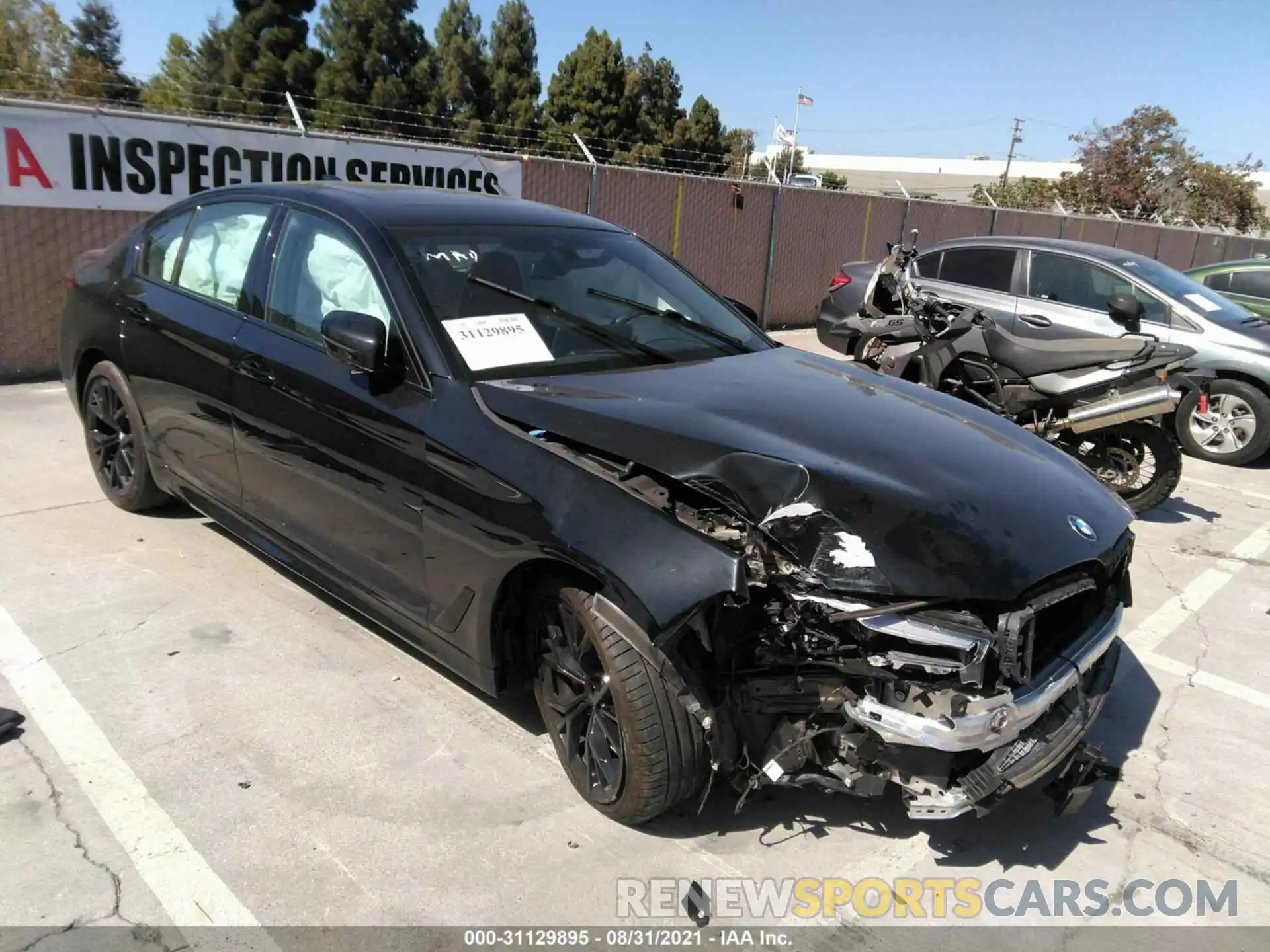 1 Photograph of a damaged car WBA13AG08MCF46055 BMW 5 SERIES 2021