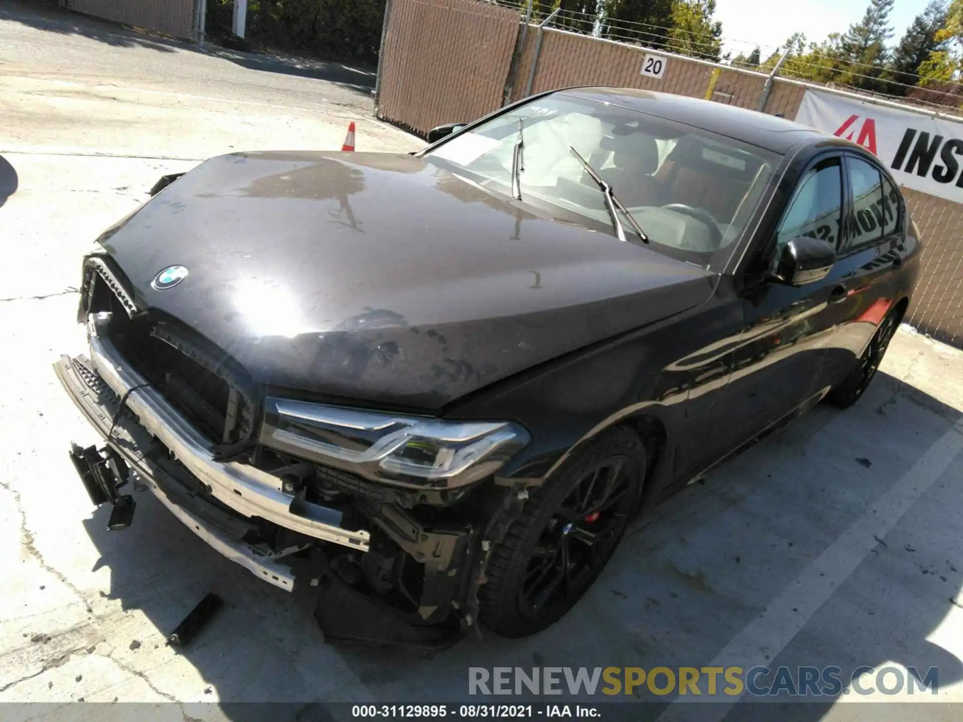 2 Photograph of a damaged car WBA13AG08MCF46055 BMW 5 SERIES 2021