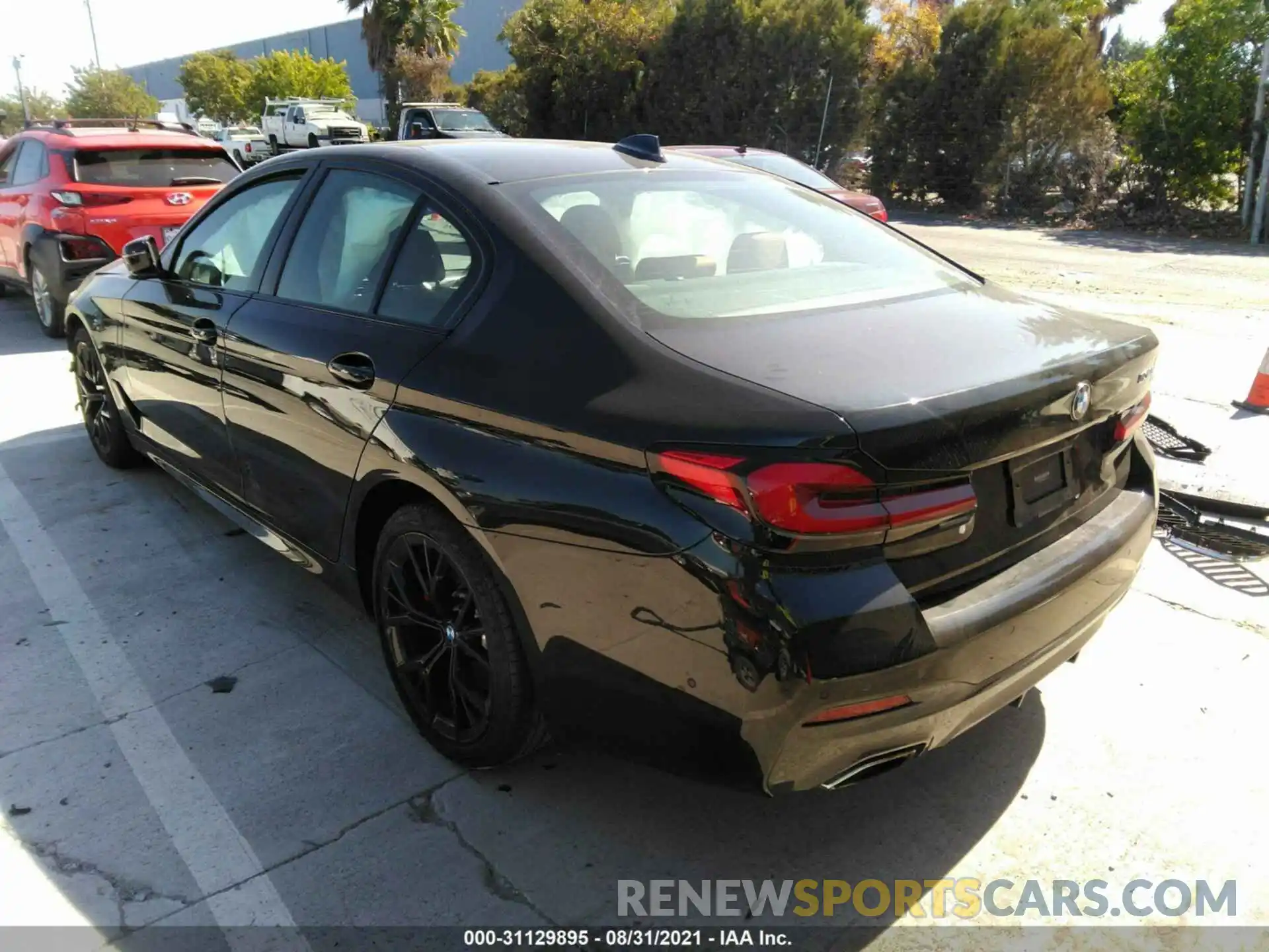 3 Photograph of a damaged car WBA13AG08MCF46055 BMW 5 SERIES 2021