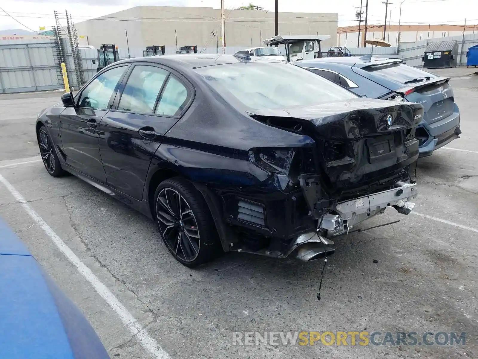 3 Photograph of a damaged car WBA13AG08MCF80254 BMW 5 SERIES 2021