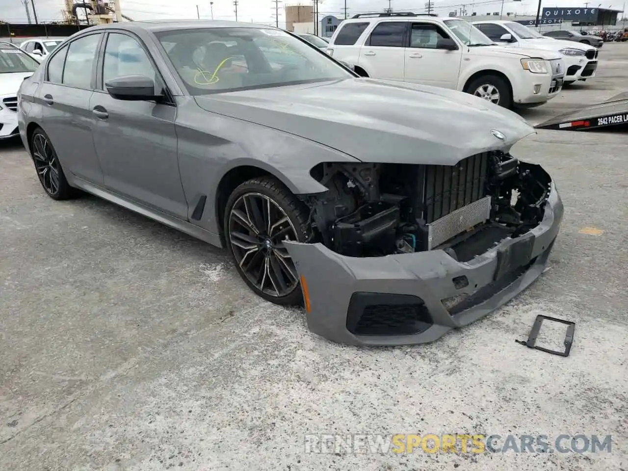 1 Photograph of a damaged car WBA13AG08MCF95028 BMW 5 SERIES 2021