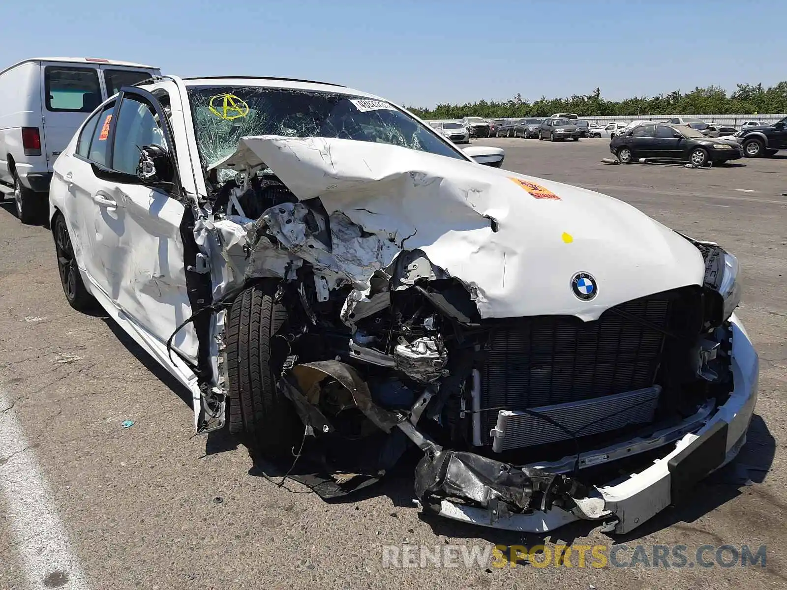 1 Photograph of a damaged car WBA13AG08MCG80791 BMW 5 SERIES 2021