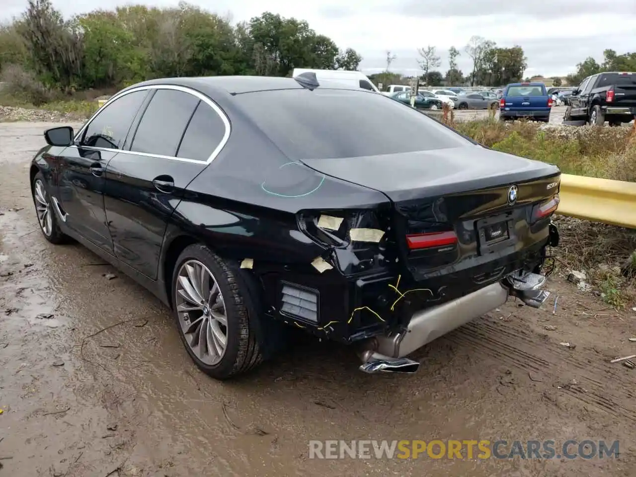 9 Photograph of a damaged car WBA13AG0XMCH25701 BMW 5 SERIES 2021