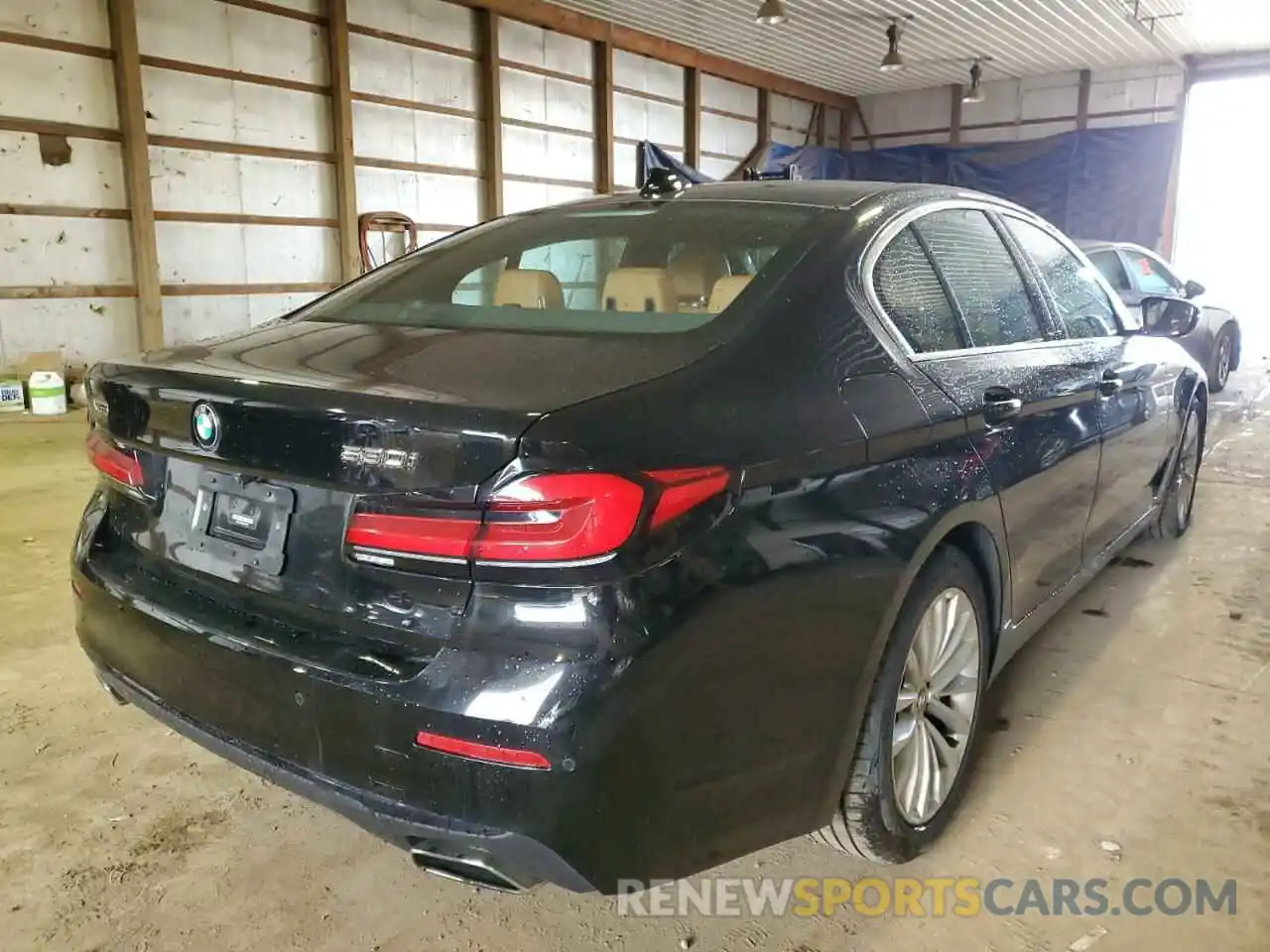 4 Photograph of a damaged car WBA13BJ00MCF65150 BMW 5 SERIES 2021