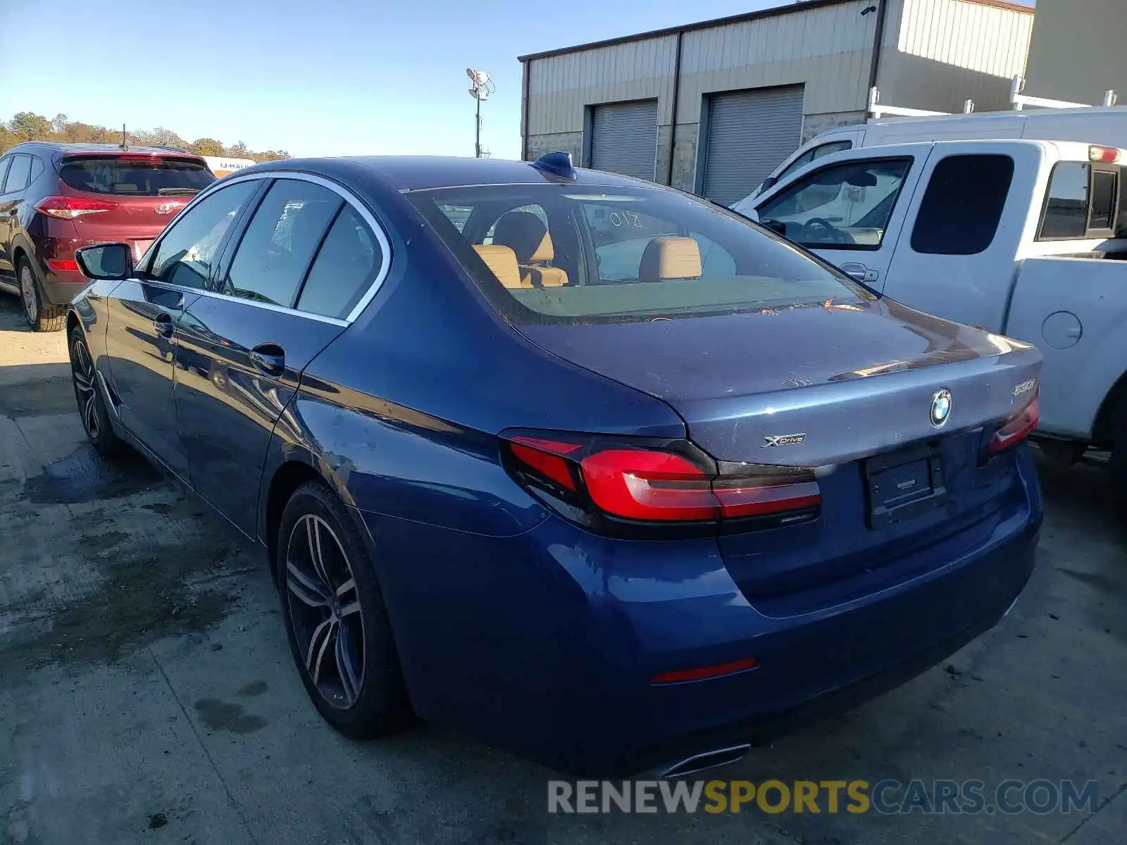 3 Photograph of a damaged car WBA13BJ00MCF83521 BMW 5 SERIES 2021