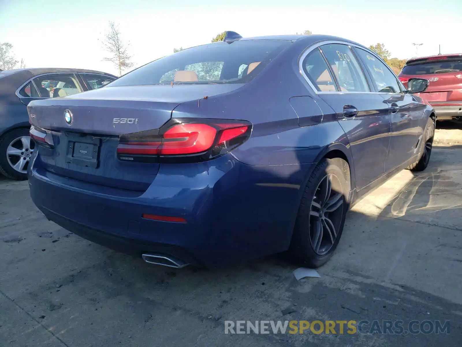 4 Photograph of a damaged car WBA13BJ00MCF83521 BMW 5 SERIES 2021