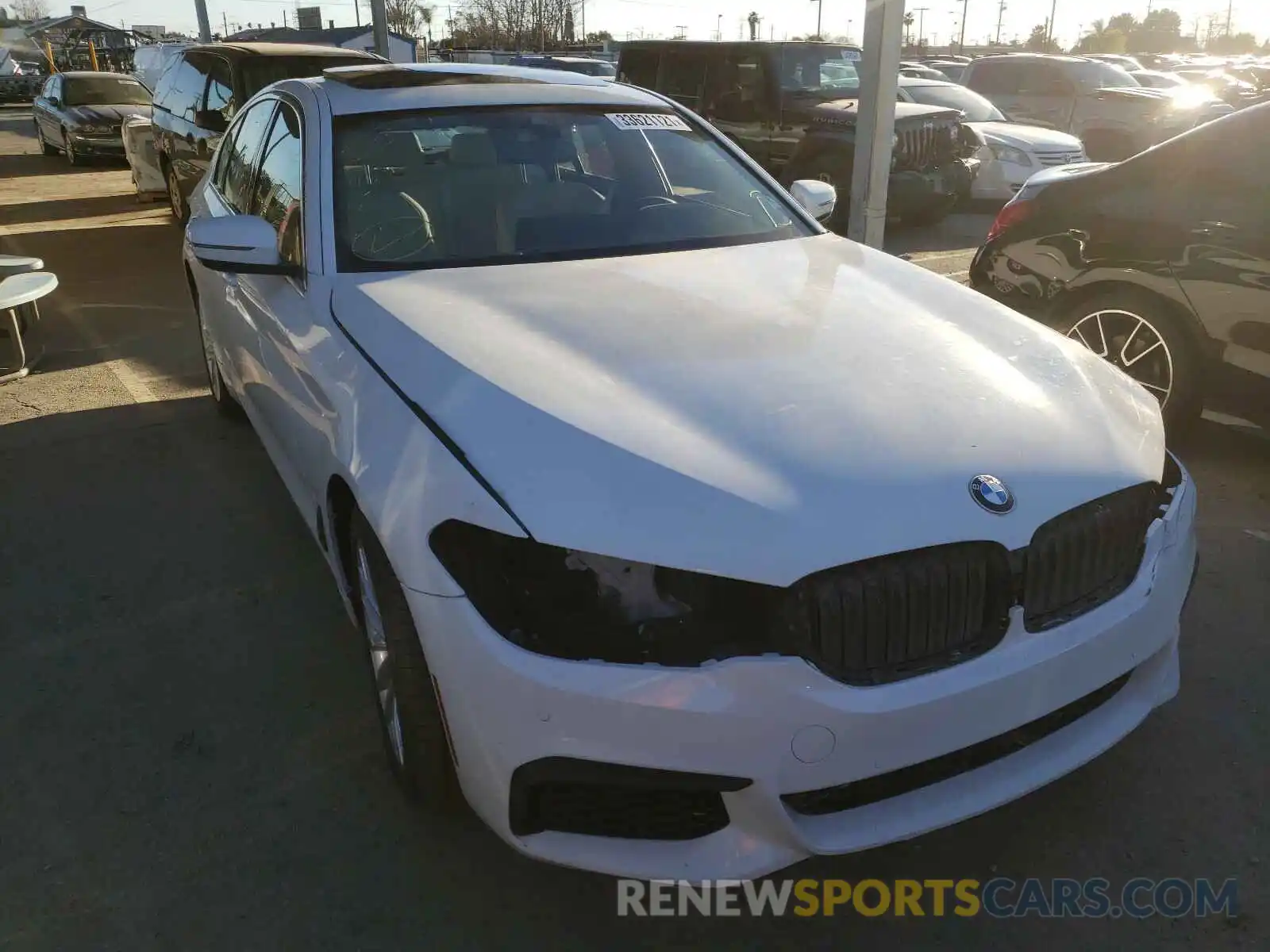 1 Photograph of a damaged car WBA13BJ00MCF89948 BMW 5 SERIES 2021