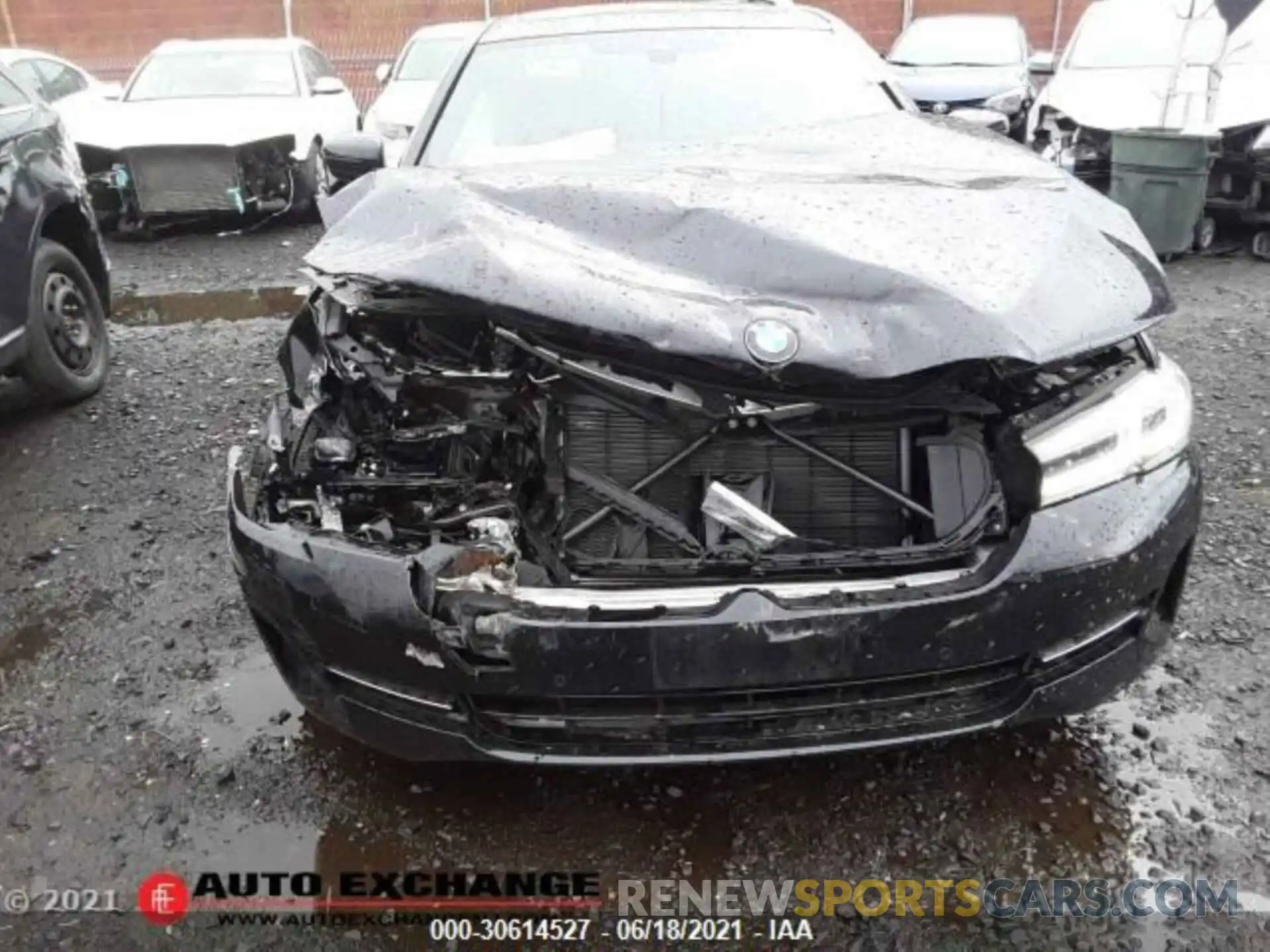 3 Photograph of a damaged car WBA13BJ00MWW92220 BMW 5 SERIES 2021