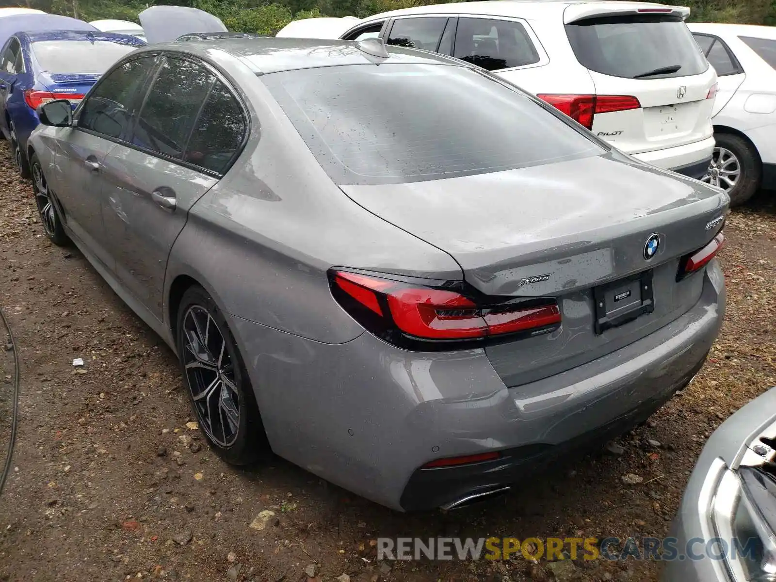 3 Photograph of a damaged car WBA13BJ00MWW99488 BMW 5 SERIES 2021