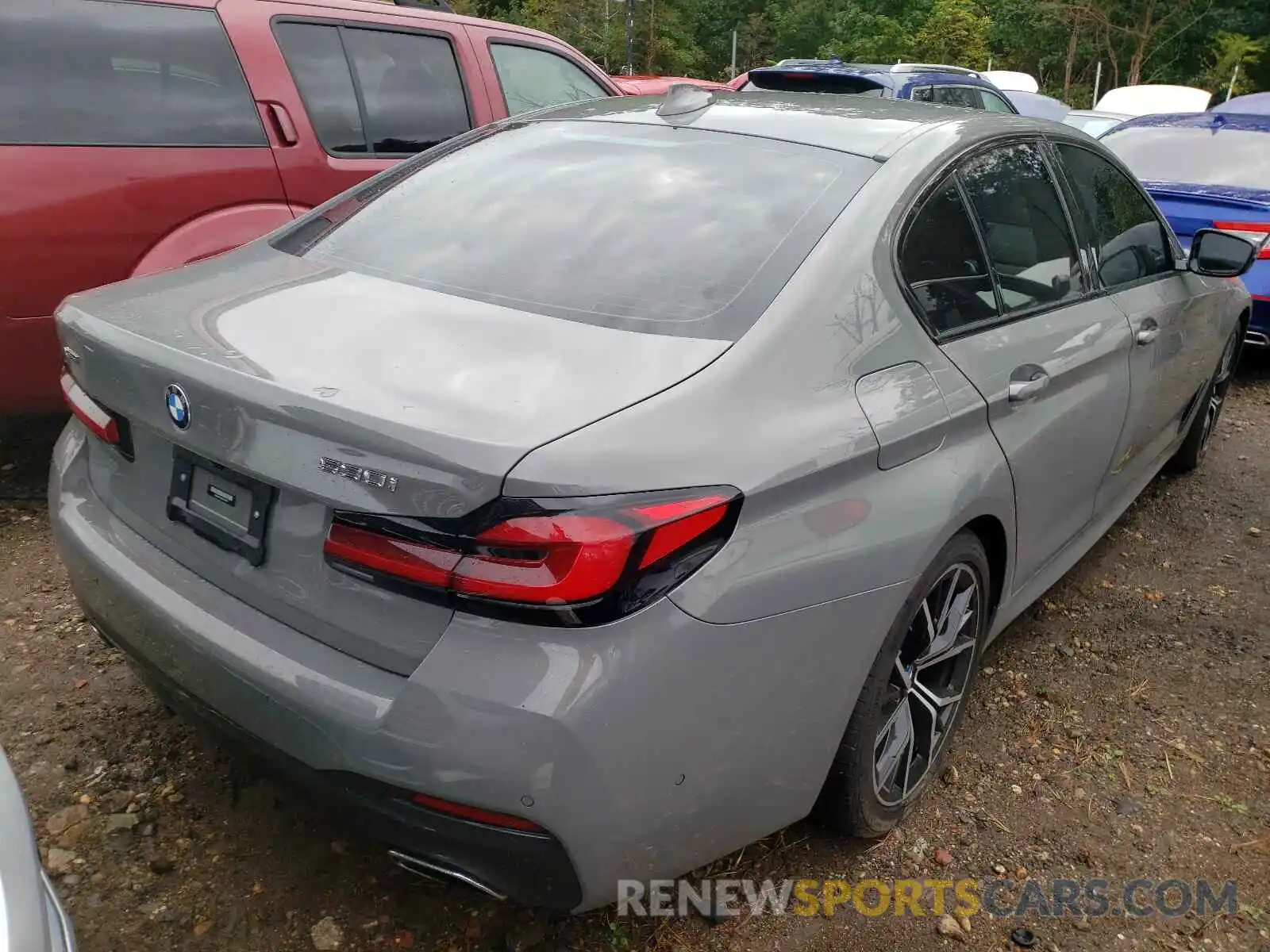 4 Photograph of a damaged car WBA13BJ00MWW99488 BMW 5 SERIES 2021