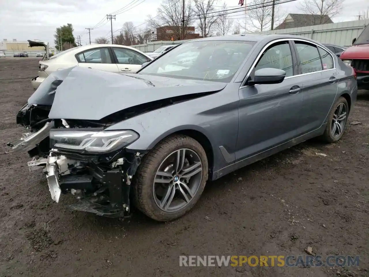 2 Photograph of a damaged car WBA13BJ00MWX22736 BMW 5 SERIES 2021